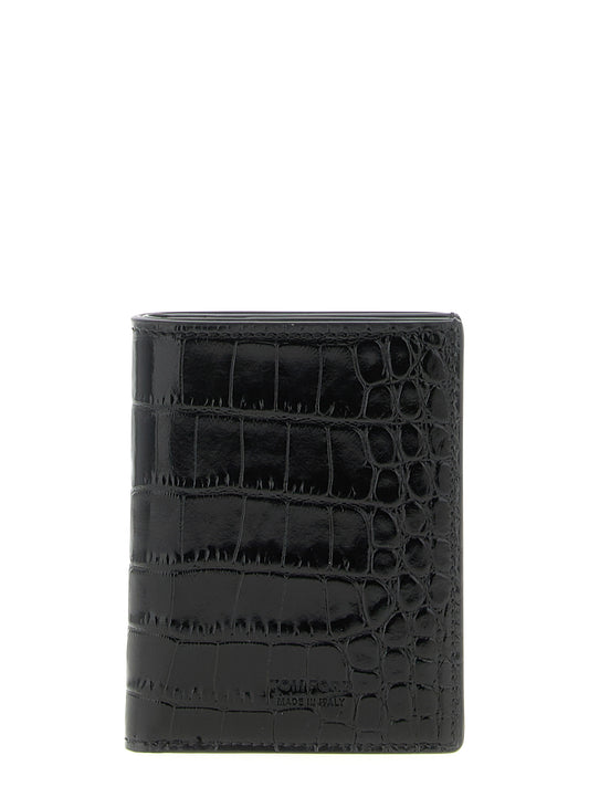 Tom Ford Black Calfskin Cardholder