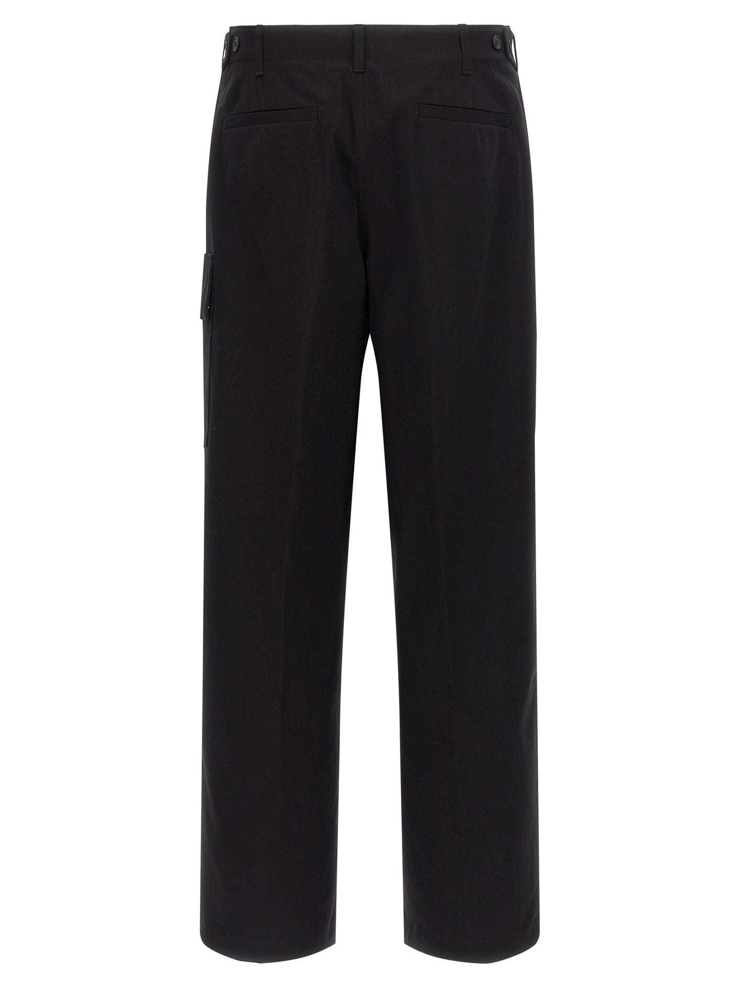 Fendi Black Cotton Cargo Pants