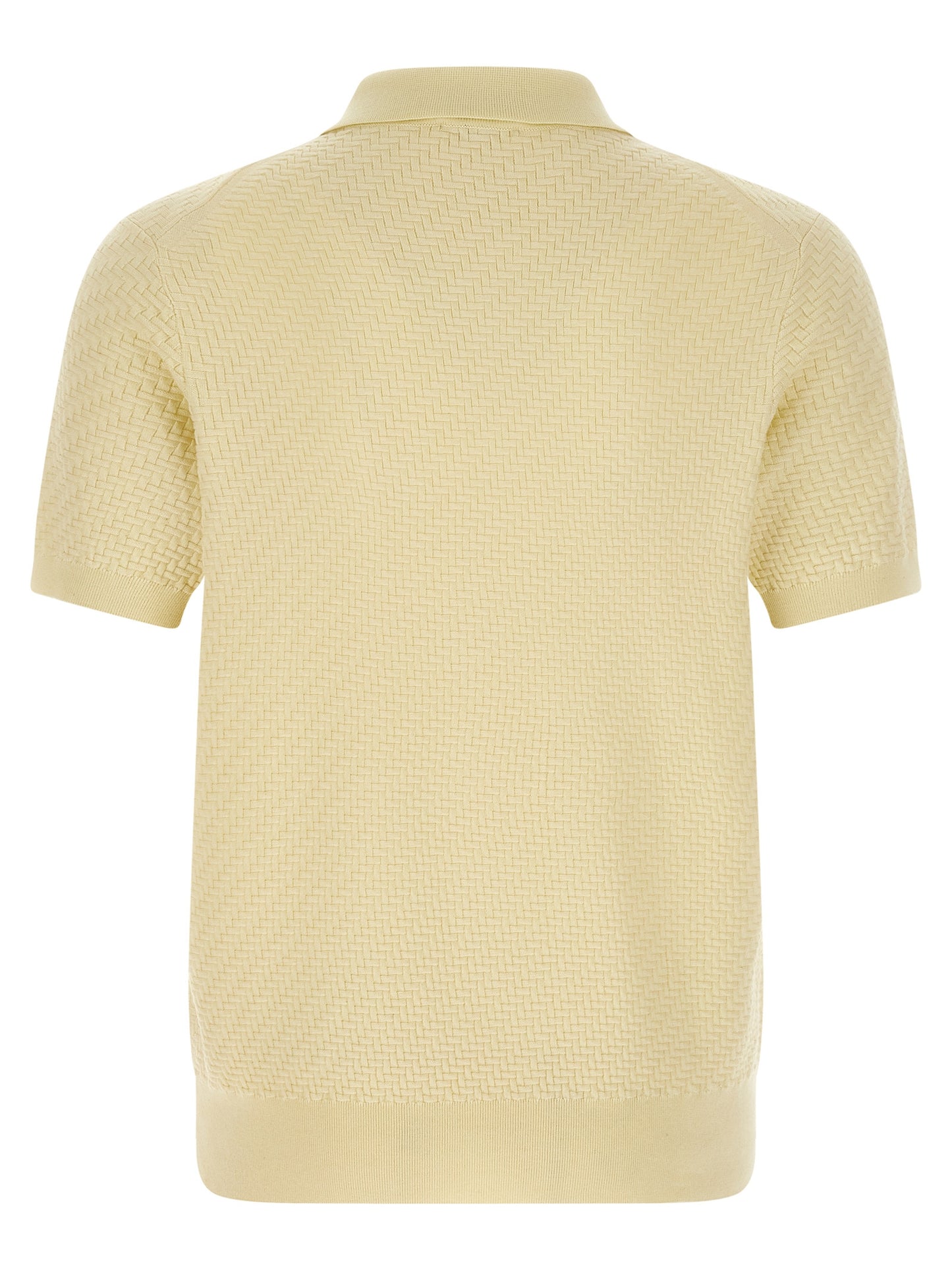 Brioni Bicolor Cotton Polo Shirt