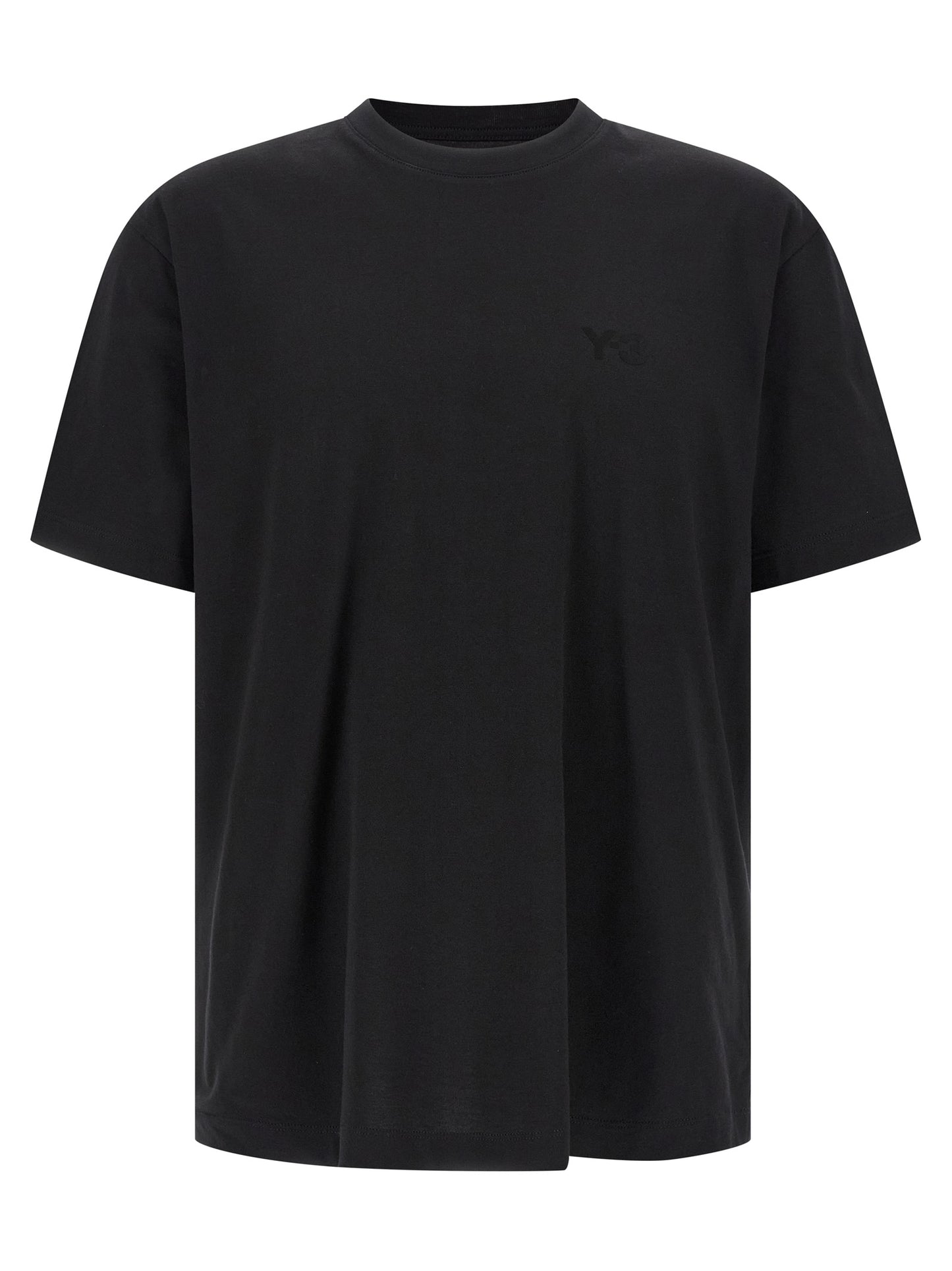 Y-3 Black Cotton T-Shirt