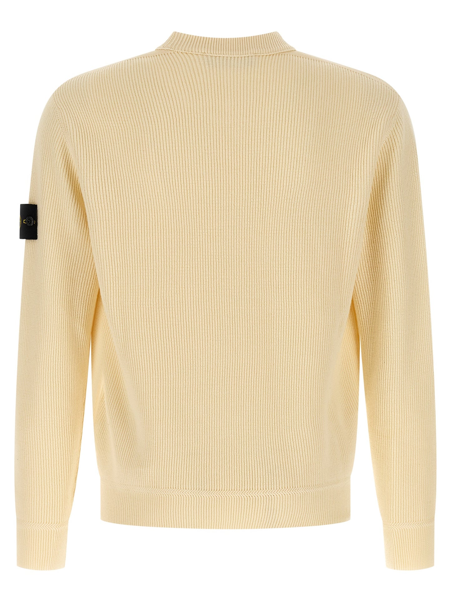 Stone Island Beige Cotton Cardigan