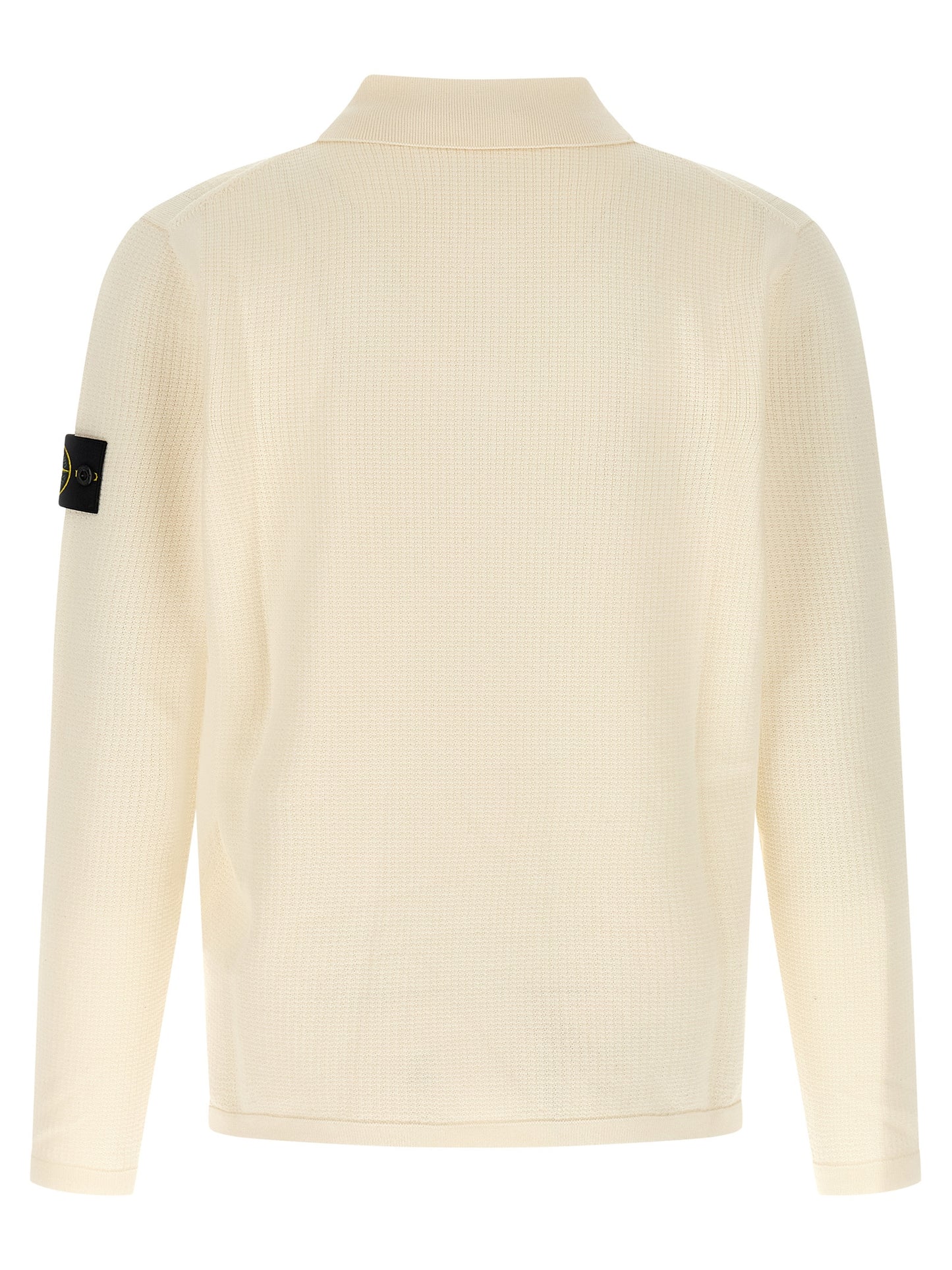 Stone Island Beige Cotton Polo Shirt