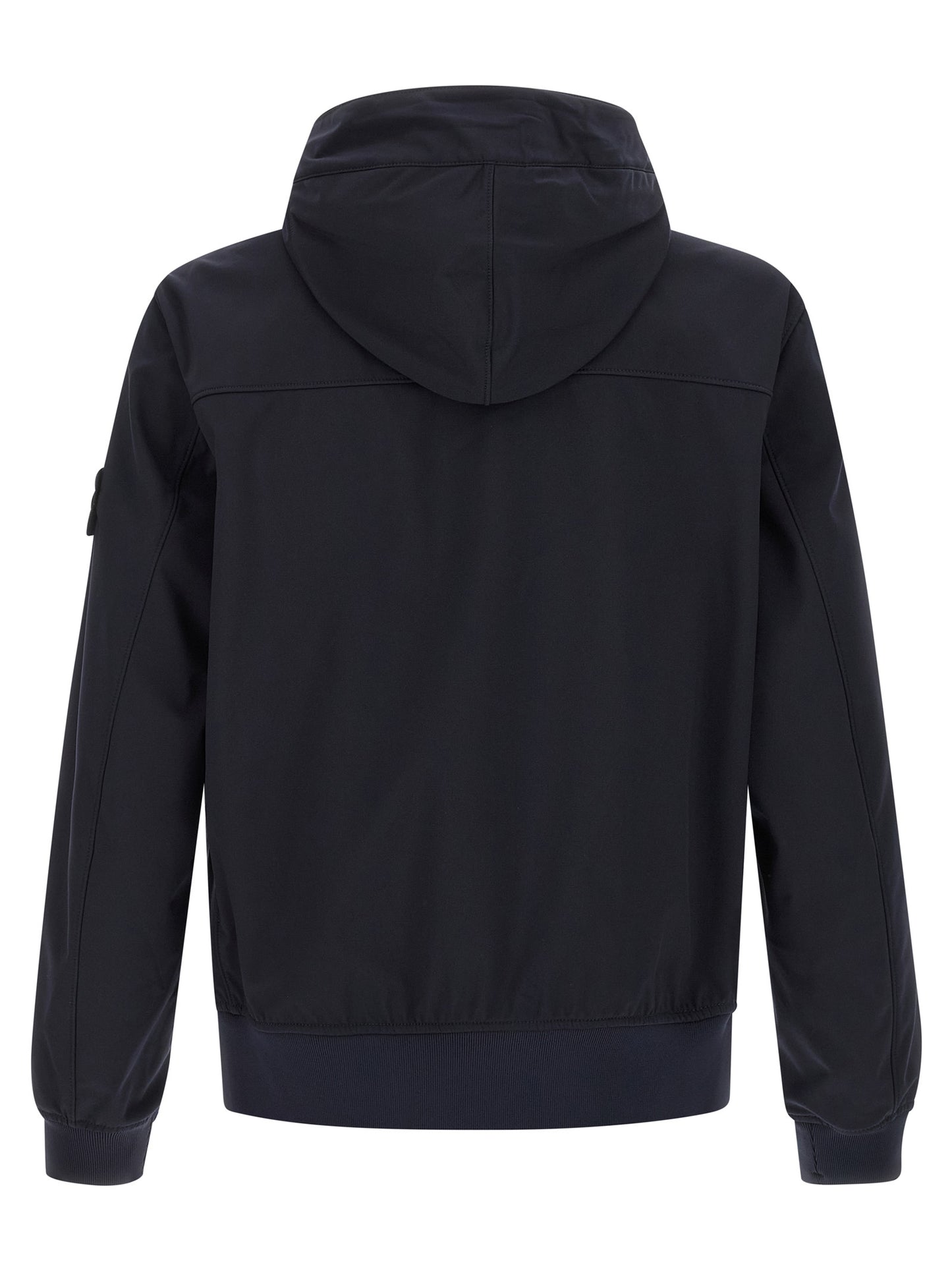 Stone Island Blue Polyester Shell Jacket