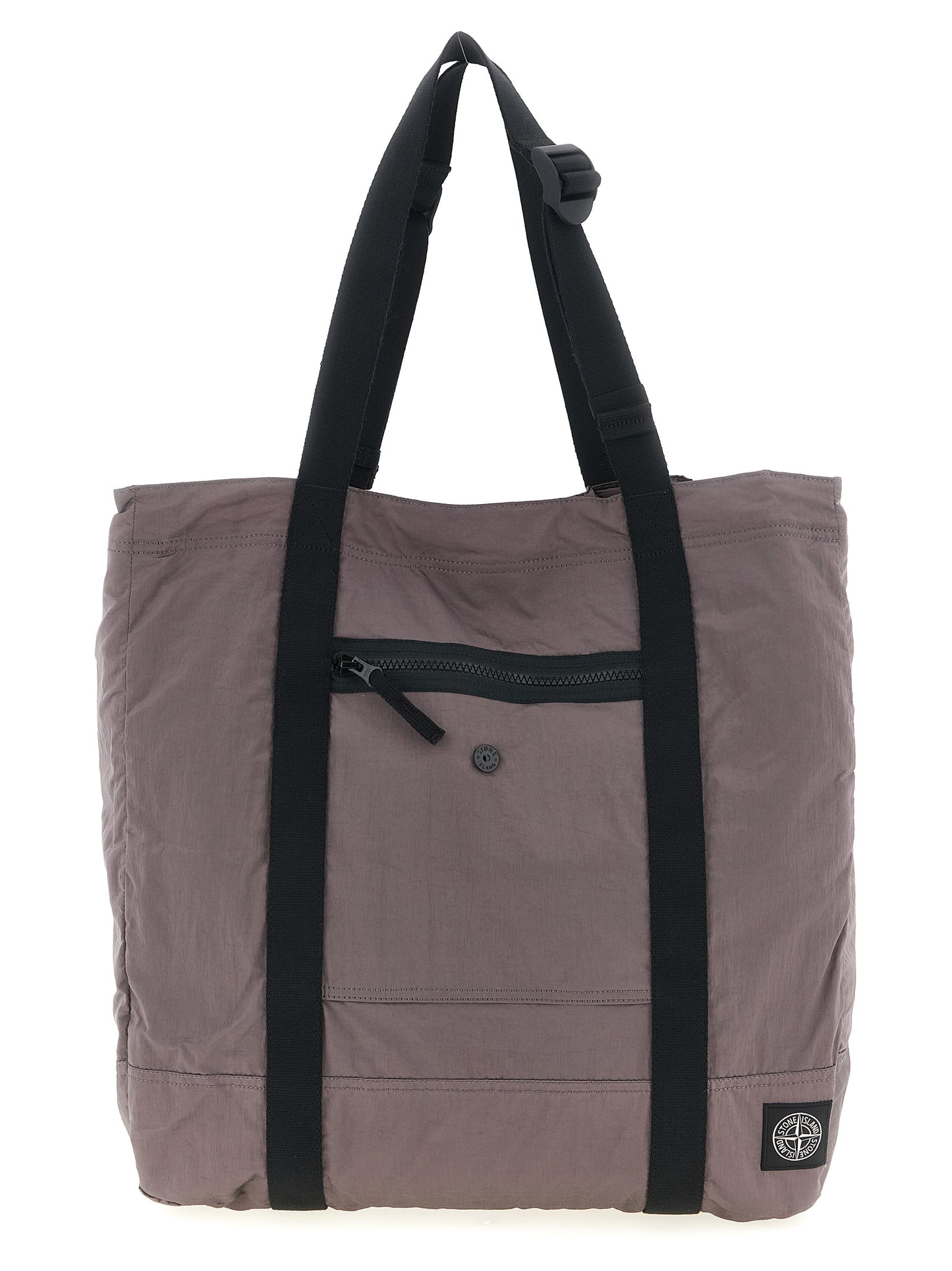 Stone Island Purple Polyamide Tote Bag