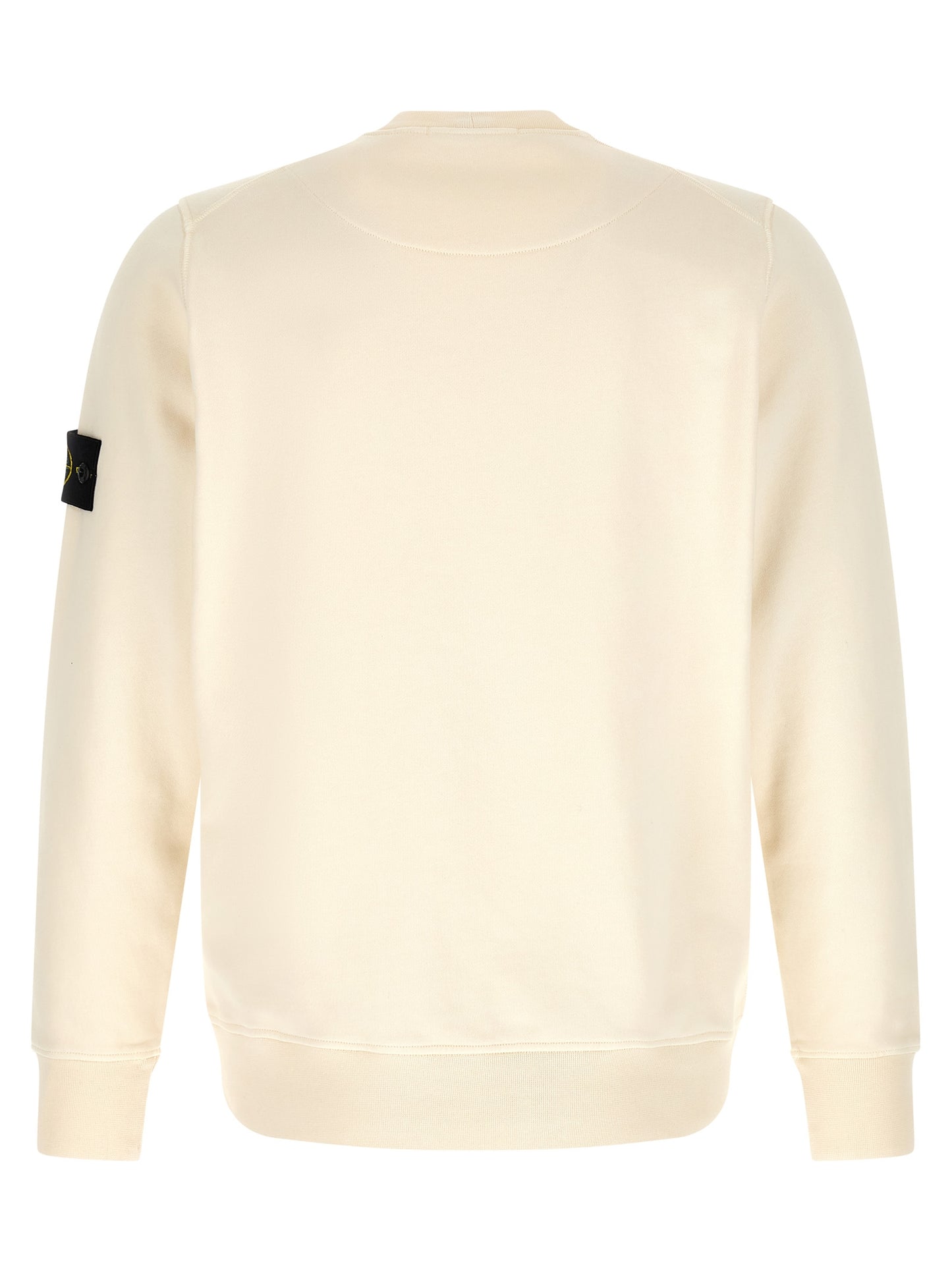 Stone Island Beige Cotton Sweatshirt