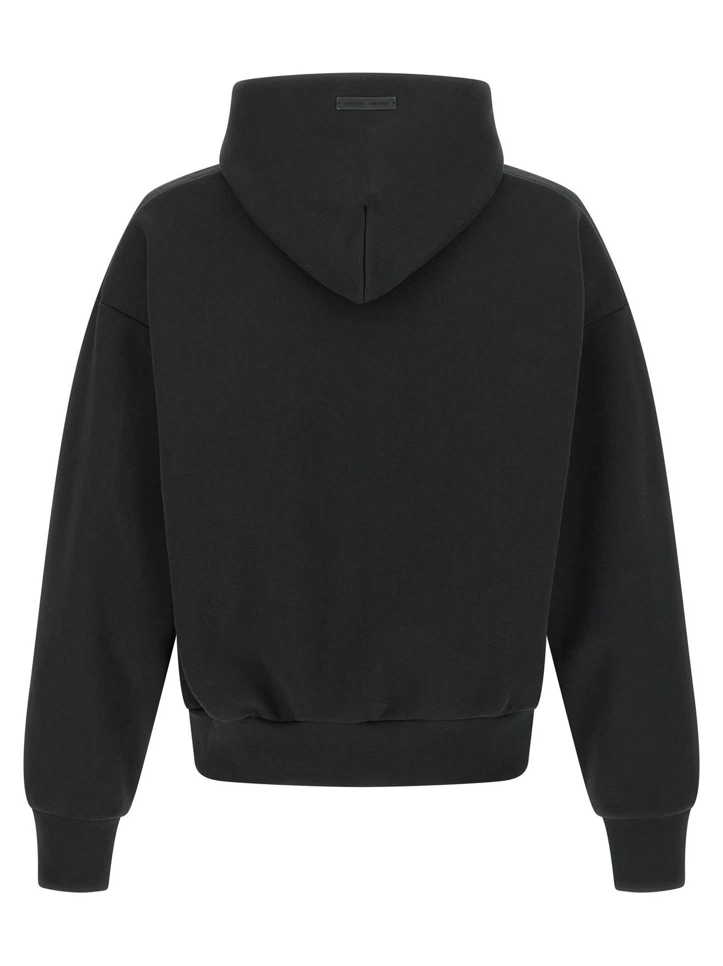 FEAR OF GOD ESSENTIAL Black Cotton Sweatshirt