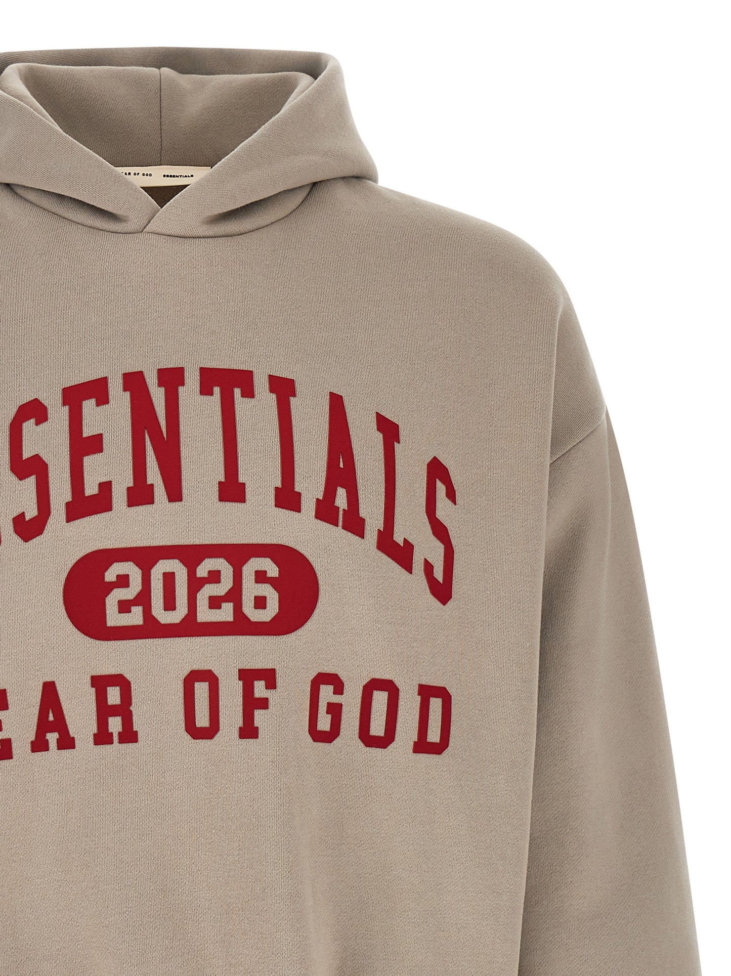 FEAR OF GOD ESSENTIAL Gray Cotton Sweatshirt