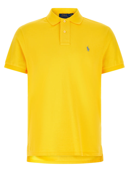 Polo Ralph Lauren Zweifarbiges Baumwoll-Poloshirt