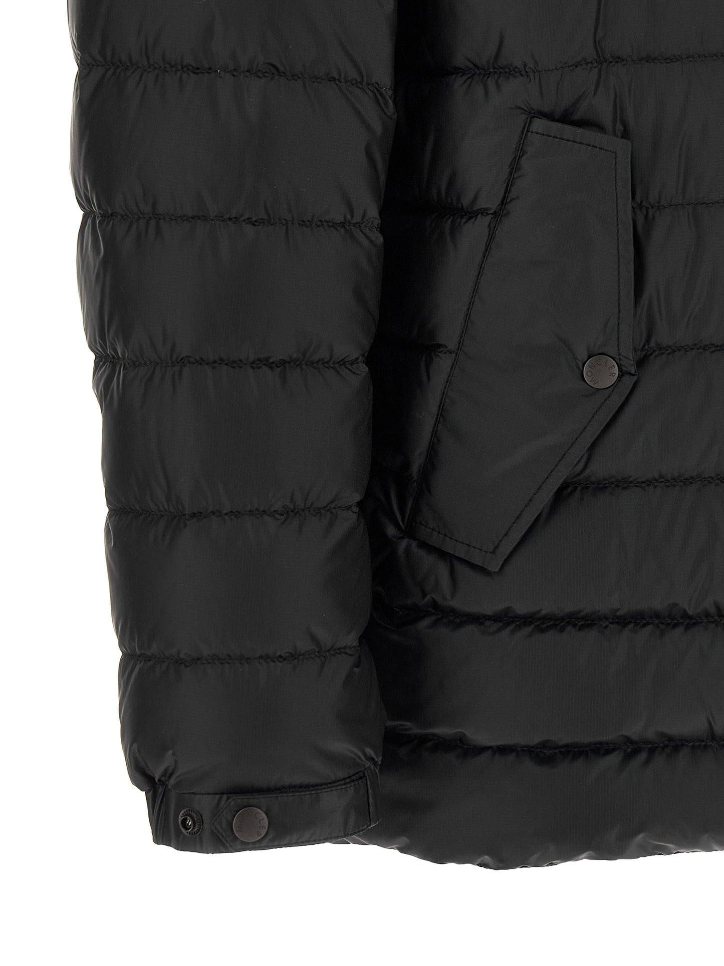Moncler Black Polyamide Parka