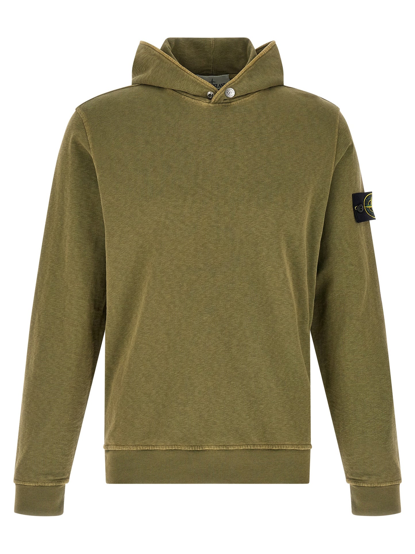 Stone Island Bicolor Cotton Sweatshirt