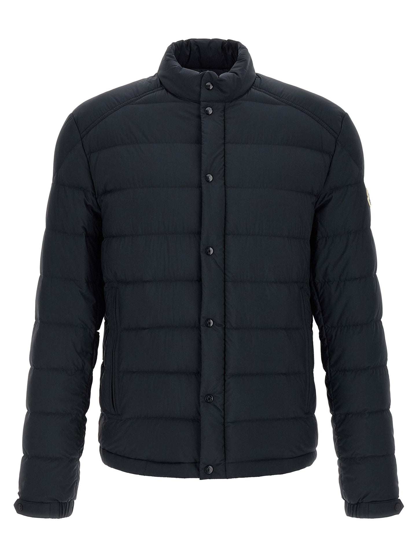Moncler Blue Polyamide Full-Length Jacket