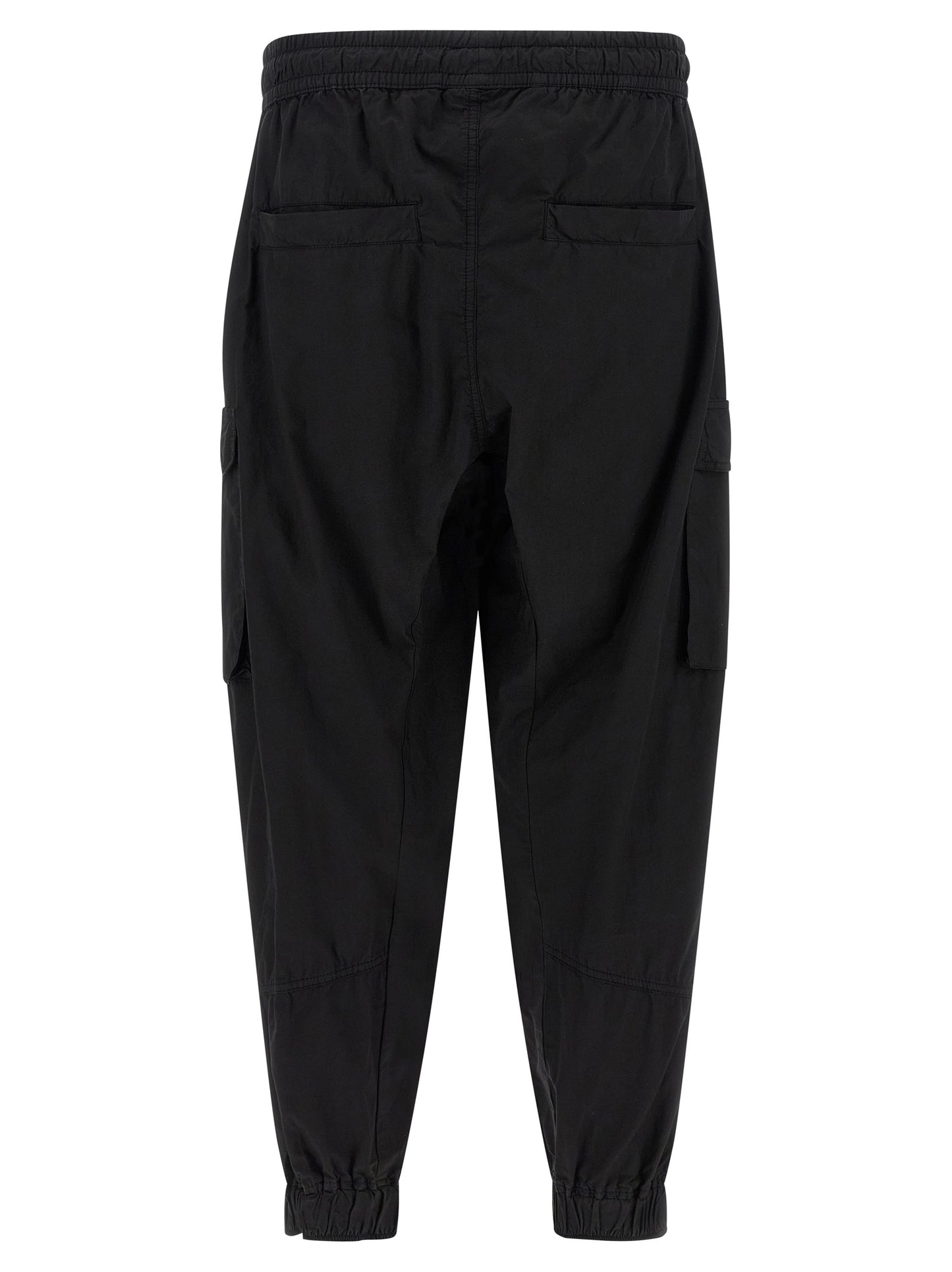 Thom Krom Black Organic Cotton Cargo Pants