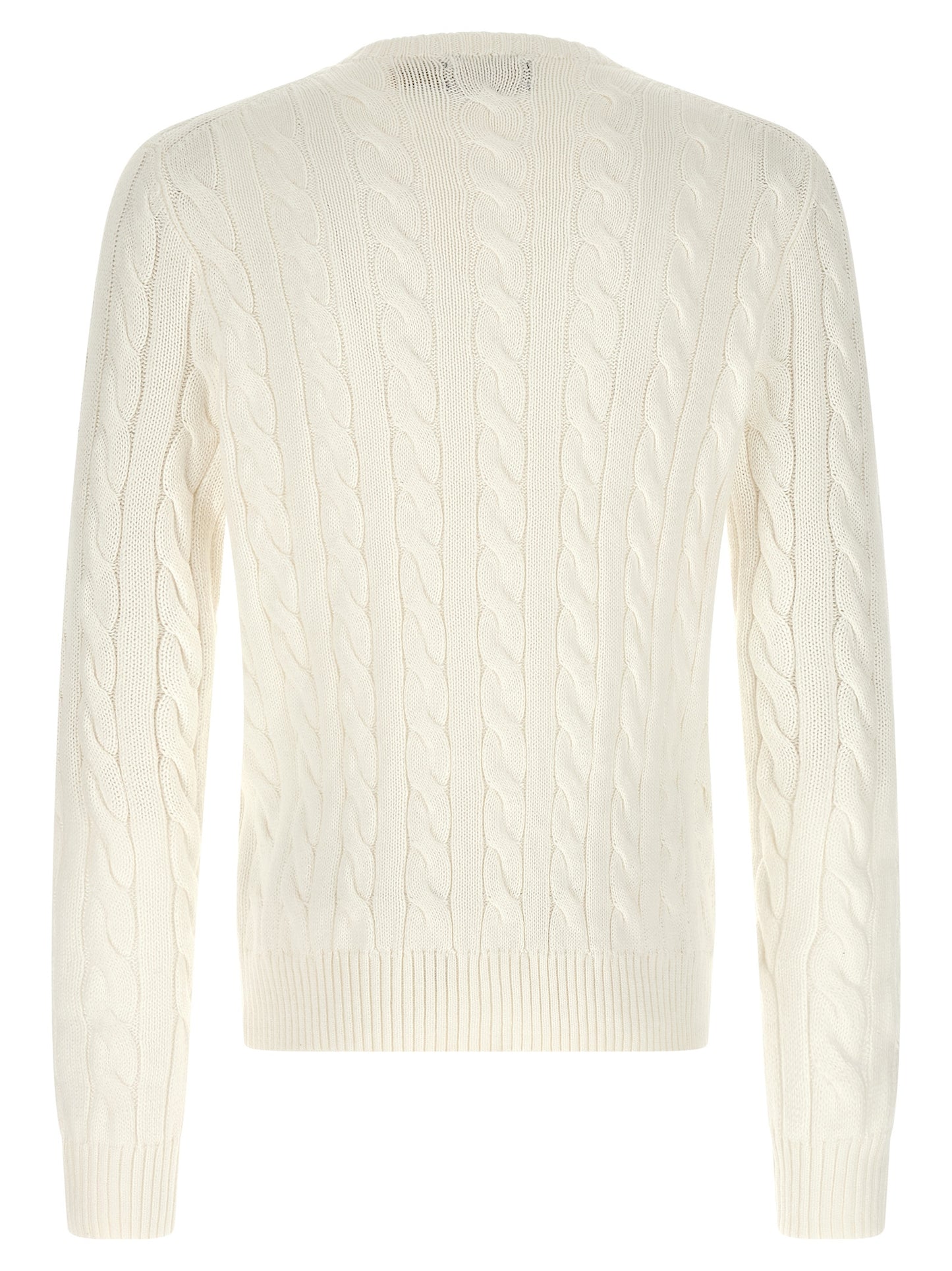 Polo Ralph Lauren White Cotton Cardigan