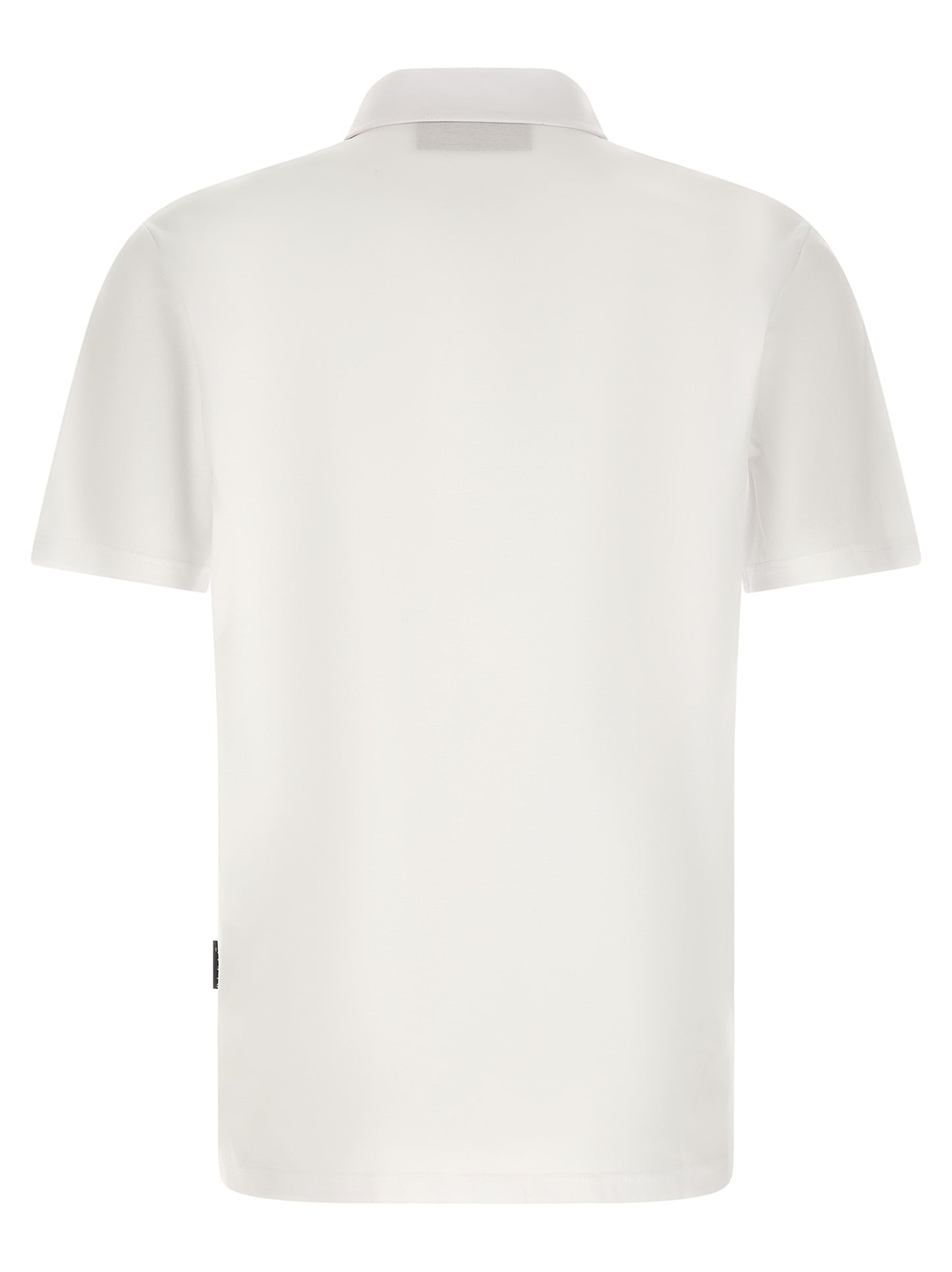 Philipp Plein White Cotton Polo Shirt