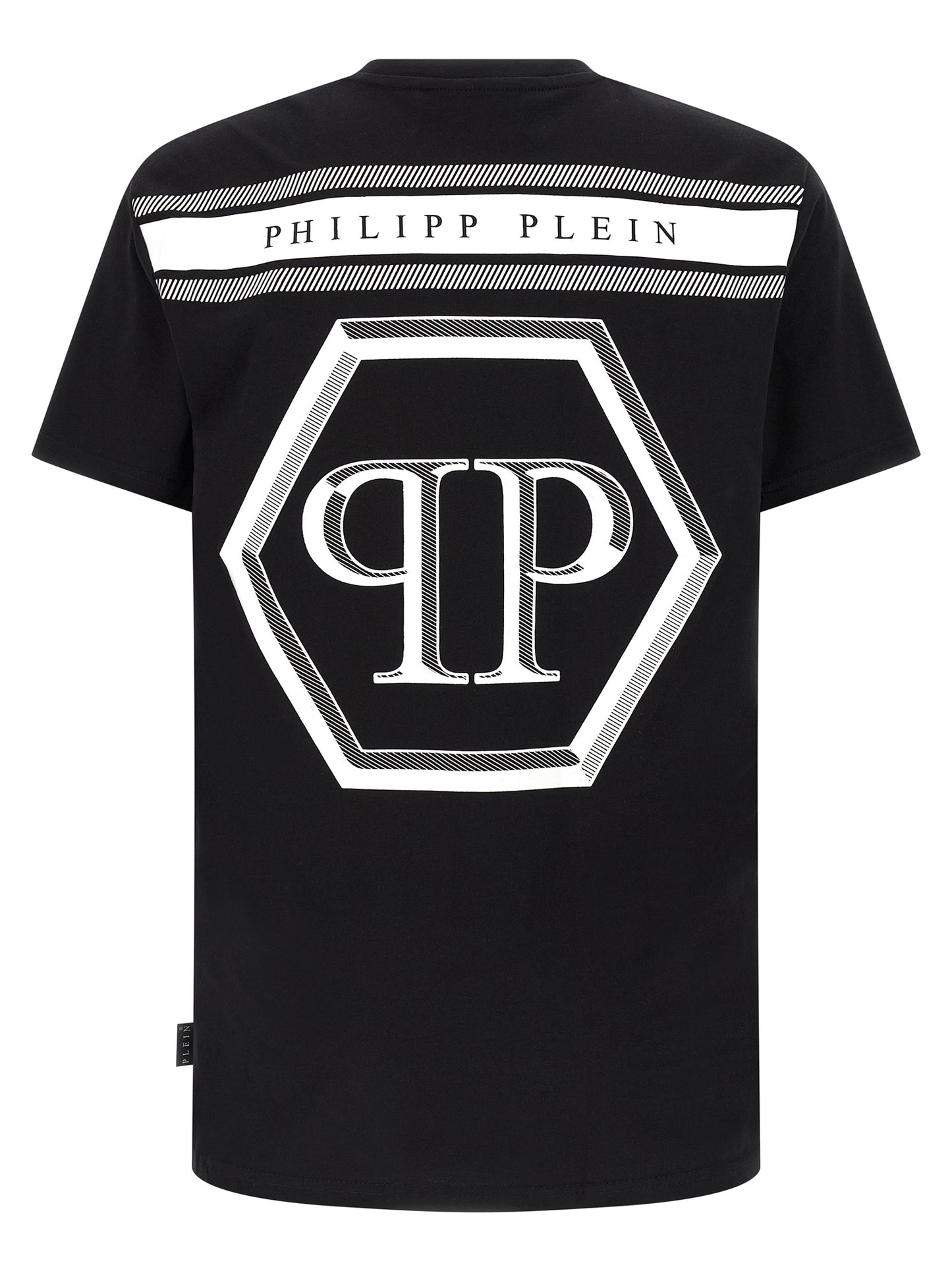 Philipp Plein Black Cotton T-Shirt