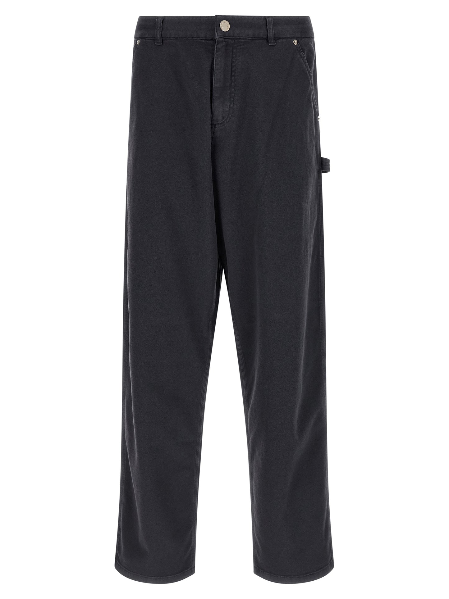 Moncler Blue Cotton Cargo Pants