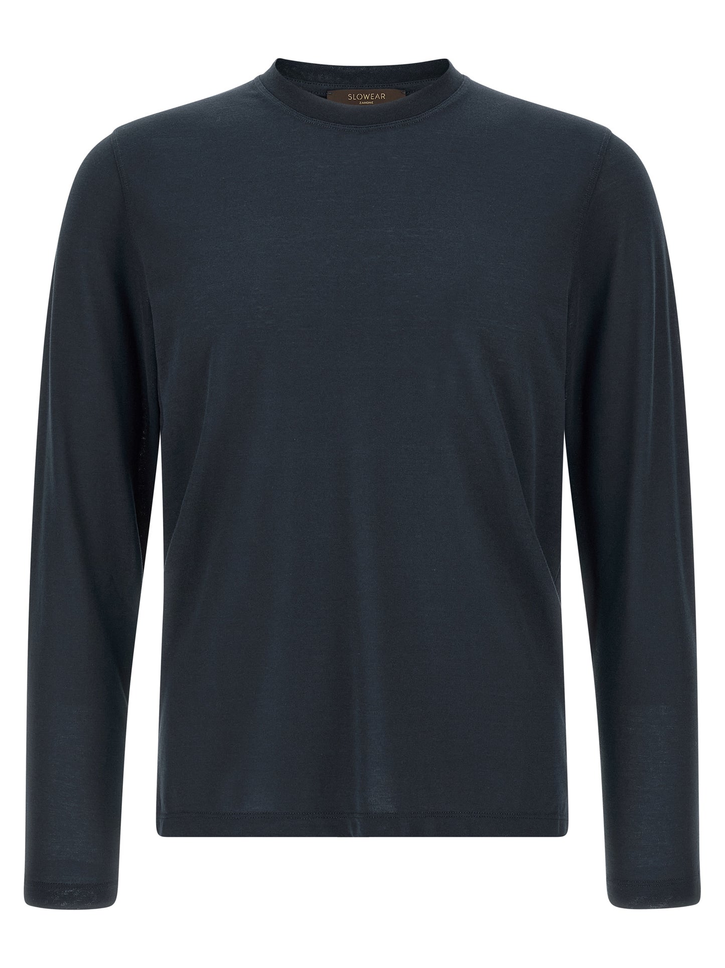 ZANONE Blue Cotton T-Shirt
