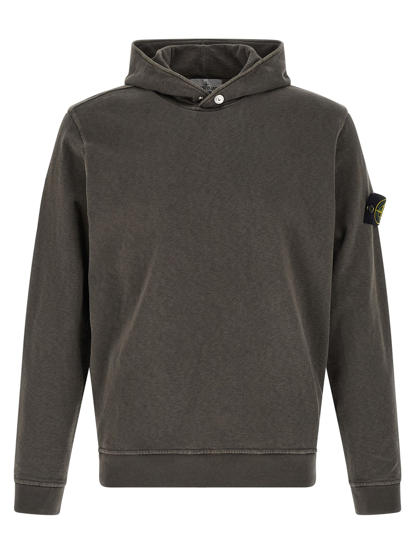 Stone Island Brown Cotton Sweatshirt
