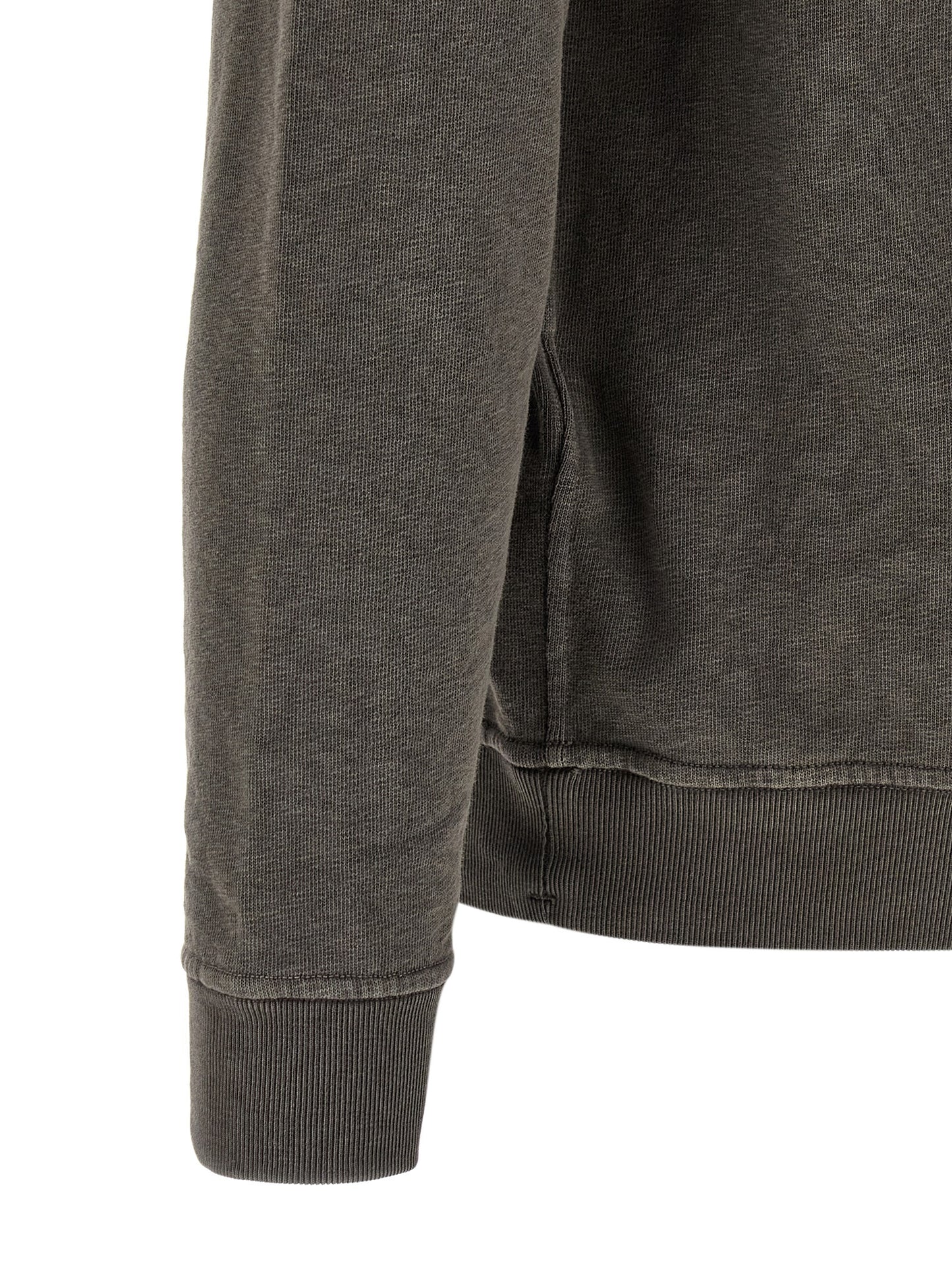 Stone Island Brown Cotton Sweatshirt