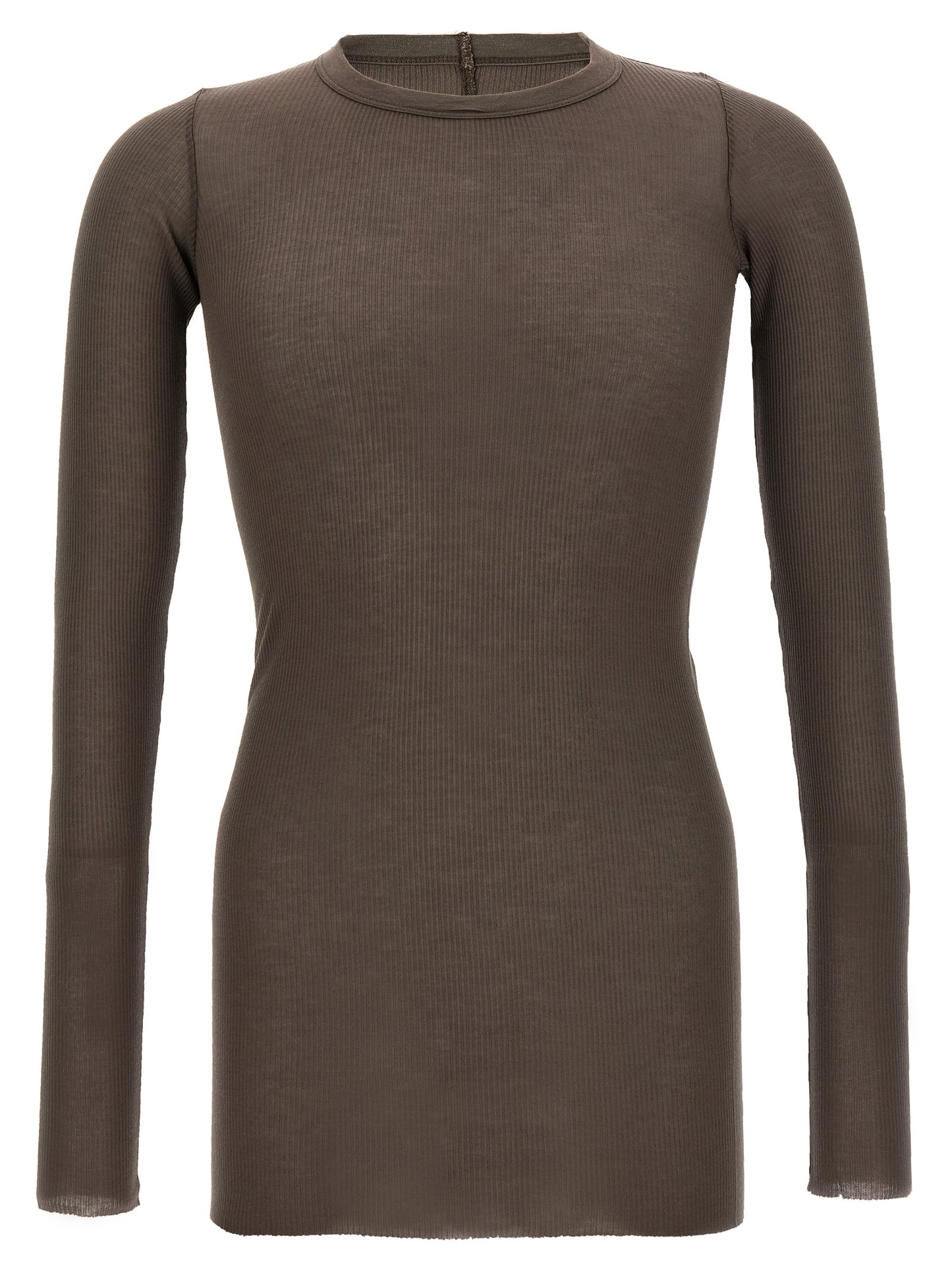 Rick Owens Gray Viscose T-Shirt