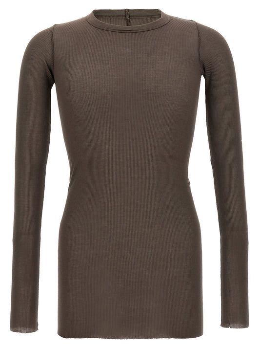 Rick Owens Gray Viscose T-Shirt