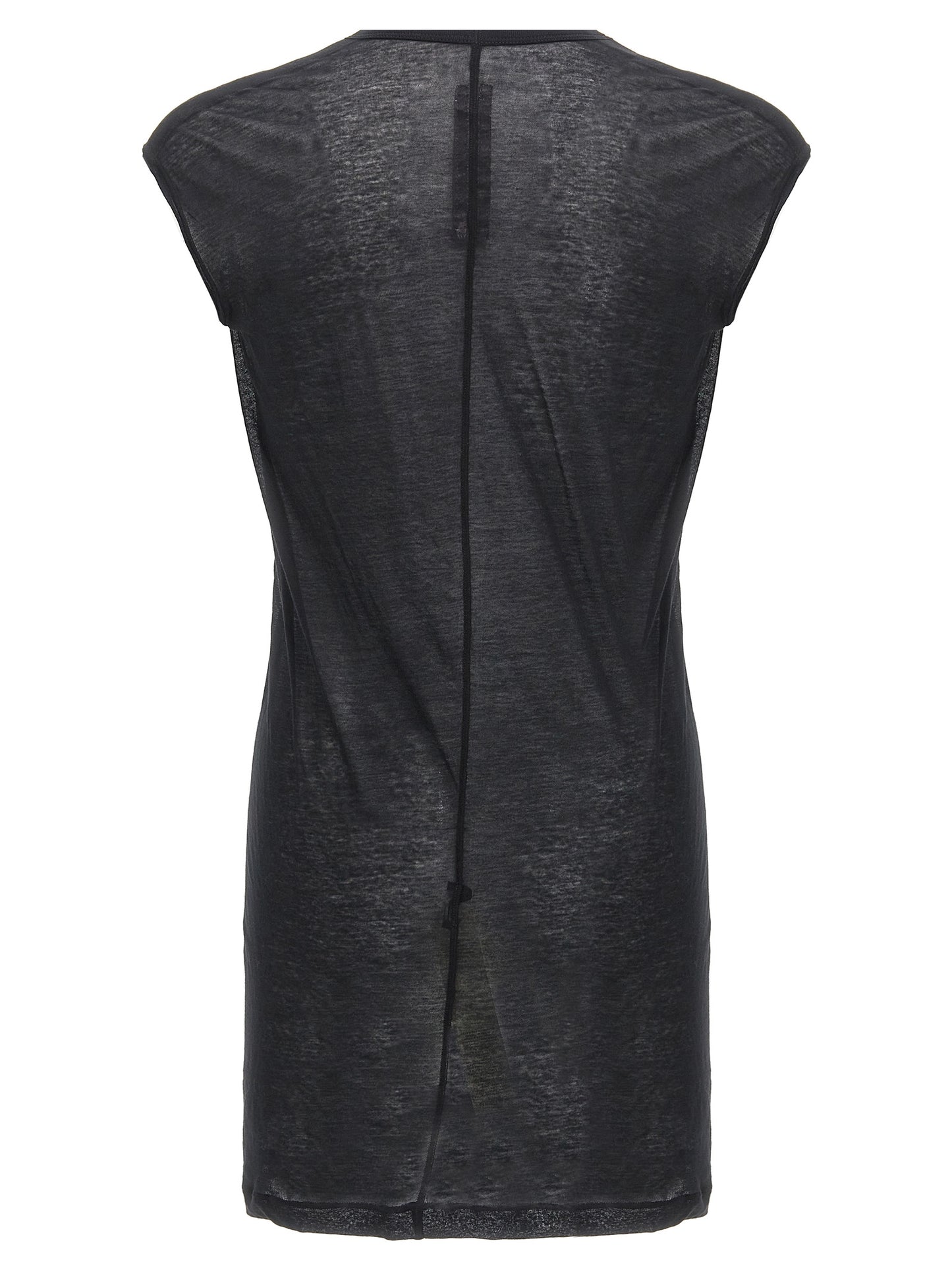 Rick Owens Black Cotton T-Shirt