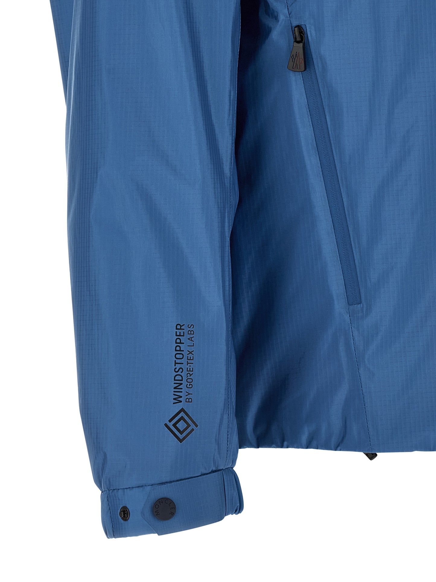 Moncler Grenoble Blue Polyamide Shell Jacket