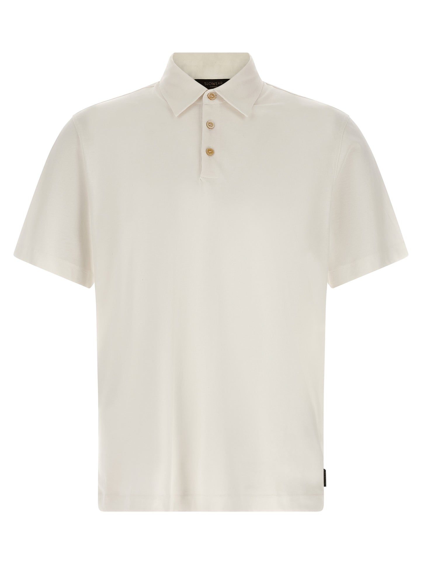 ZANONE White Cotton Polo Shirt