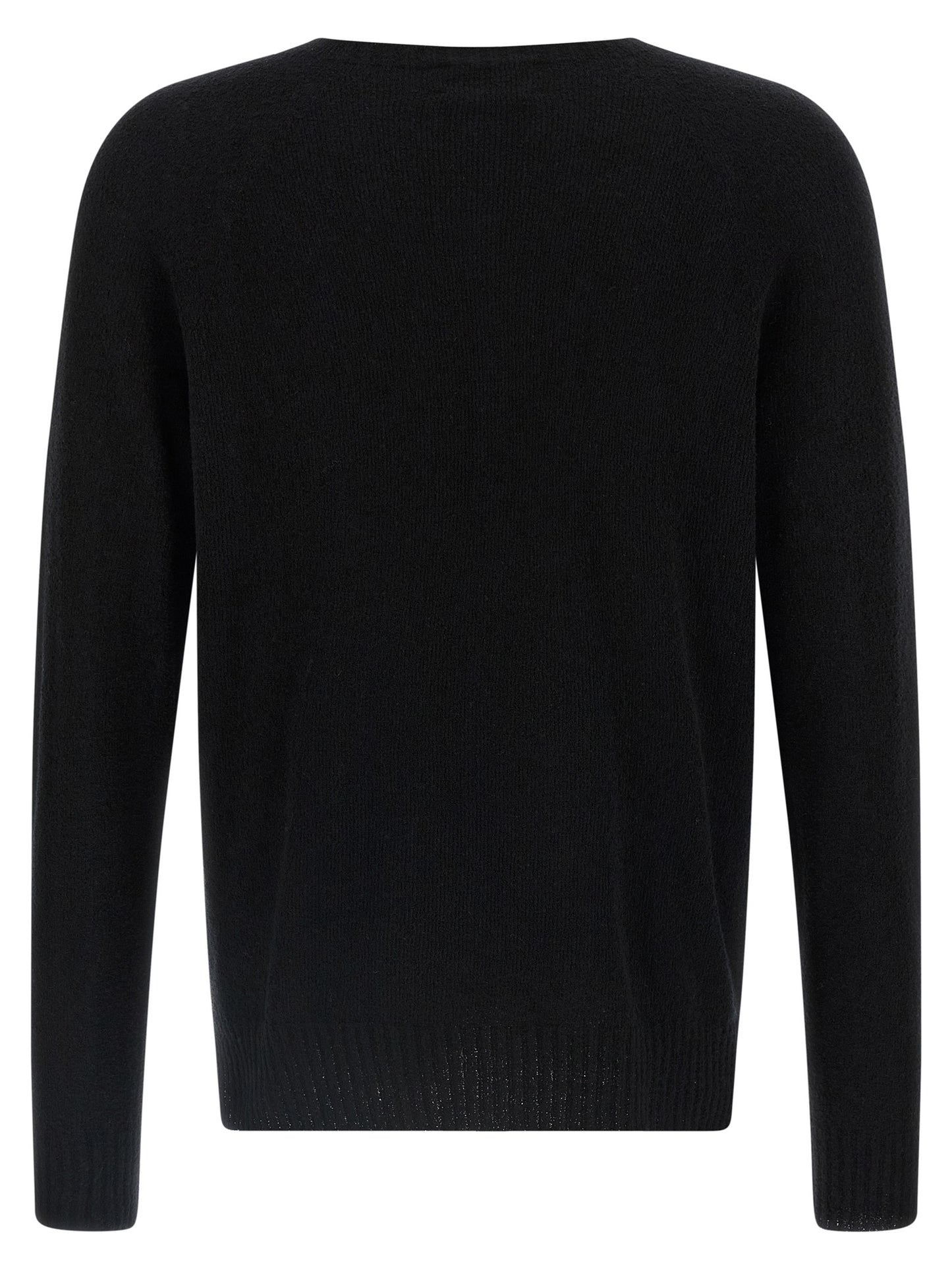 MA'RY'YA Black Cotton Cardigan