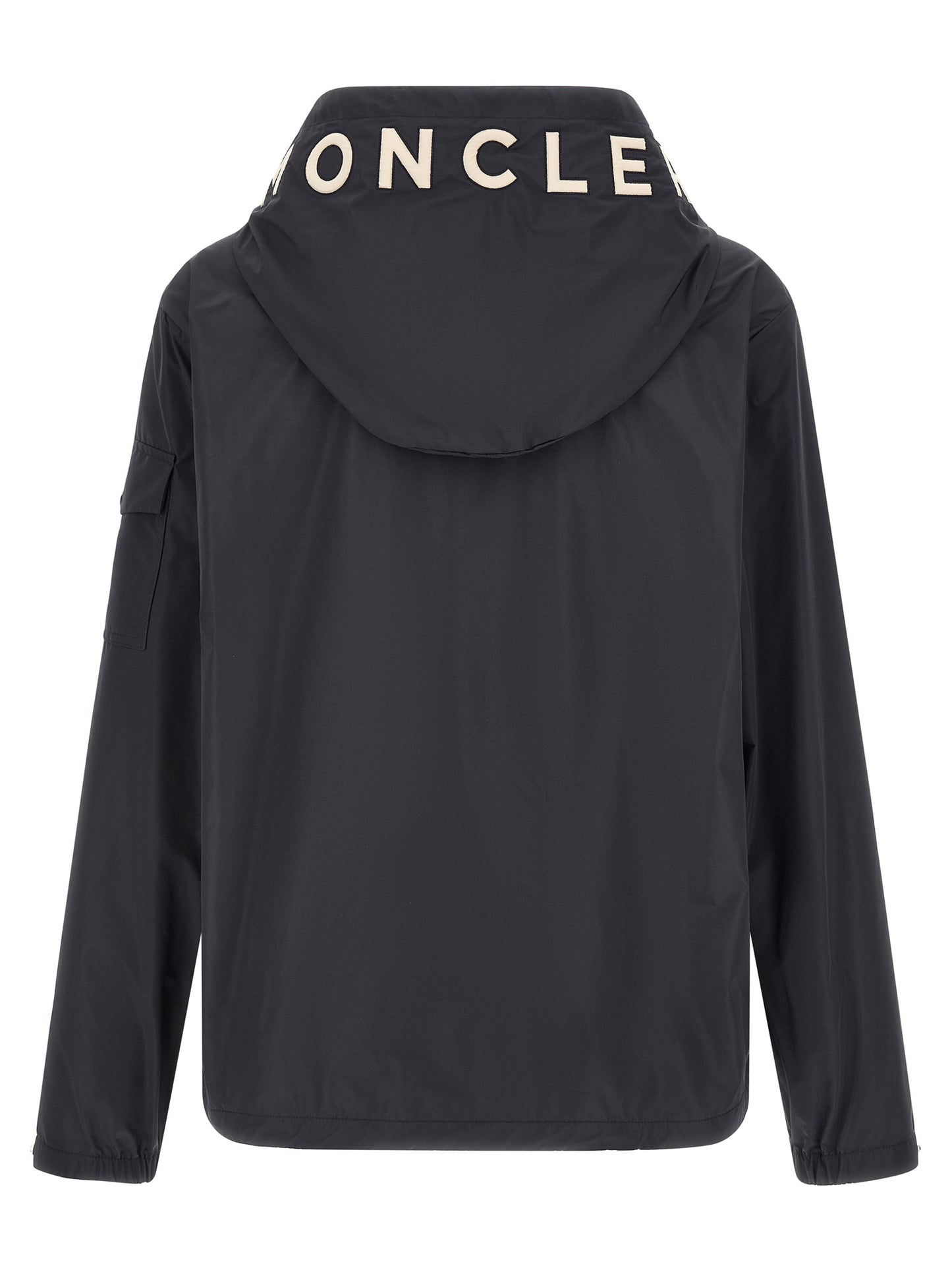 Moncler Blue Polyester Shell Jacket
