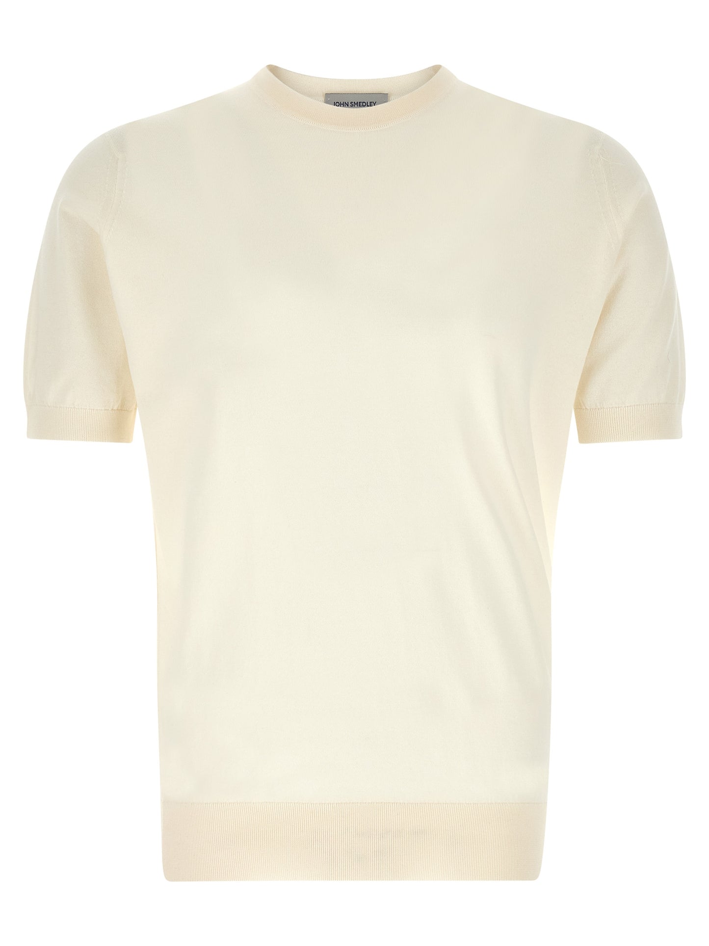 JOHN SMEDLEY White Cotton T-Shirt