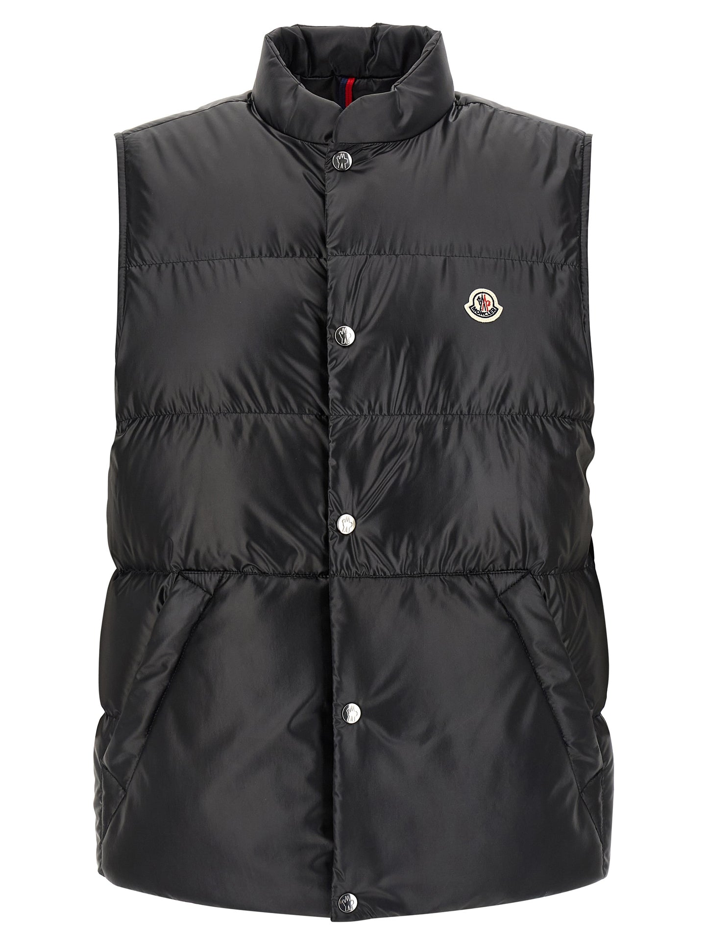 Moncler Black Polyester Sleeveless Jacket