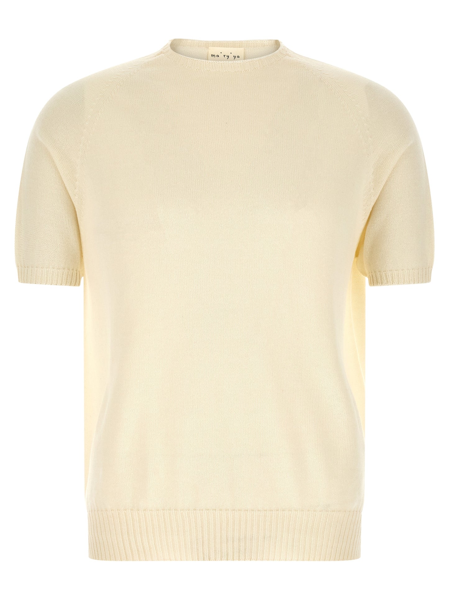 MA'RY'YA White Cotton Cardigan