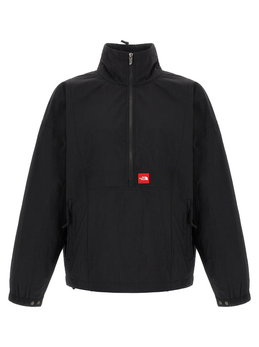 The North Face Schwarze Nylon-Shell-Jacke