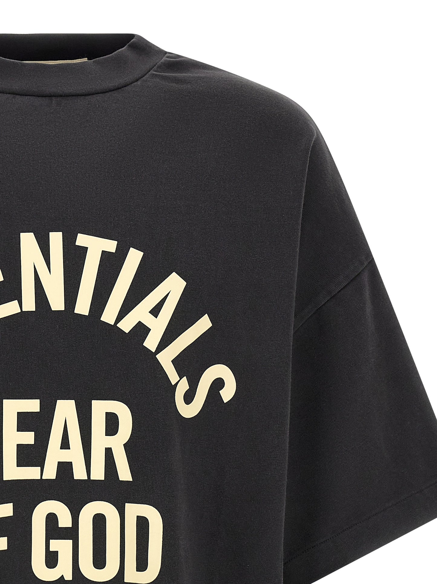 FEAR OF GOD ESSENTIAL Gray Cotton Bodysuit