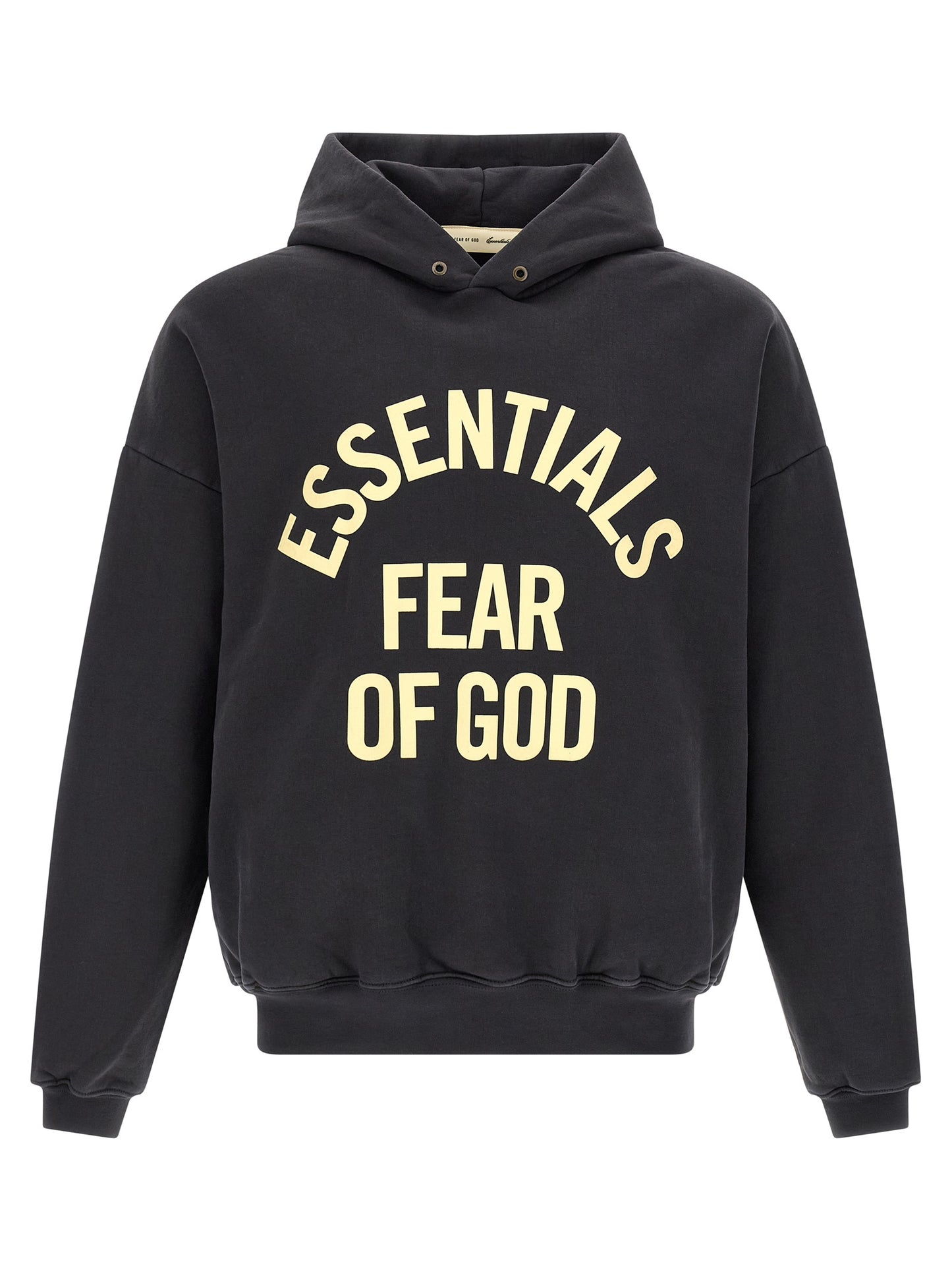 FEAR OF GOD ESSENTIAL Black Cotton Sweatshirt