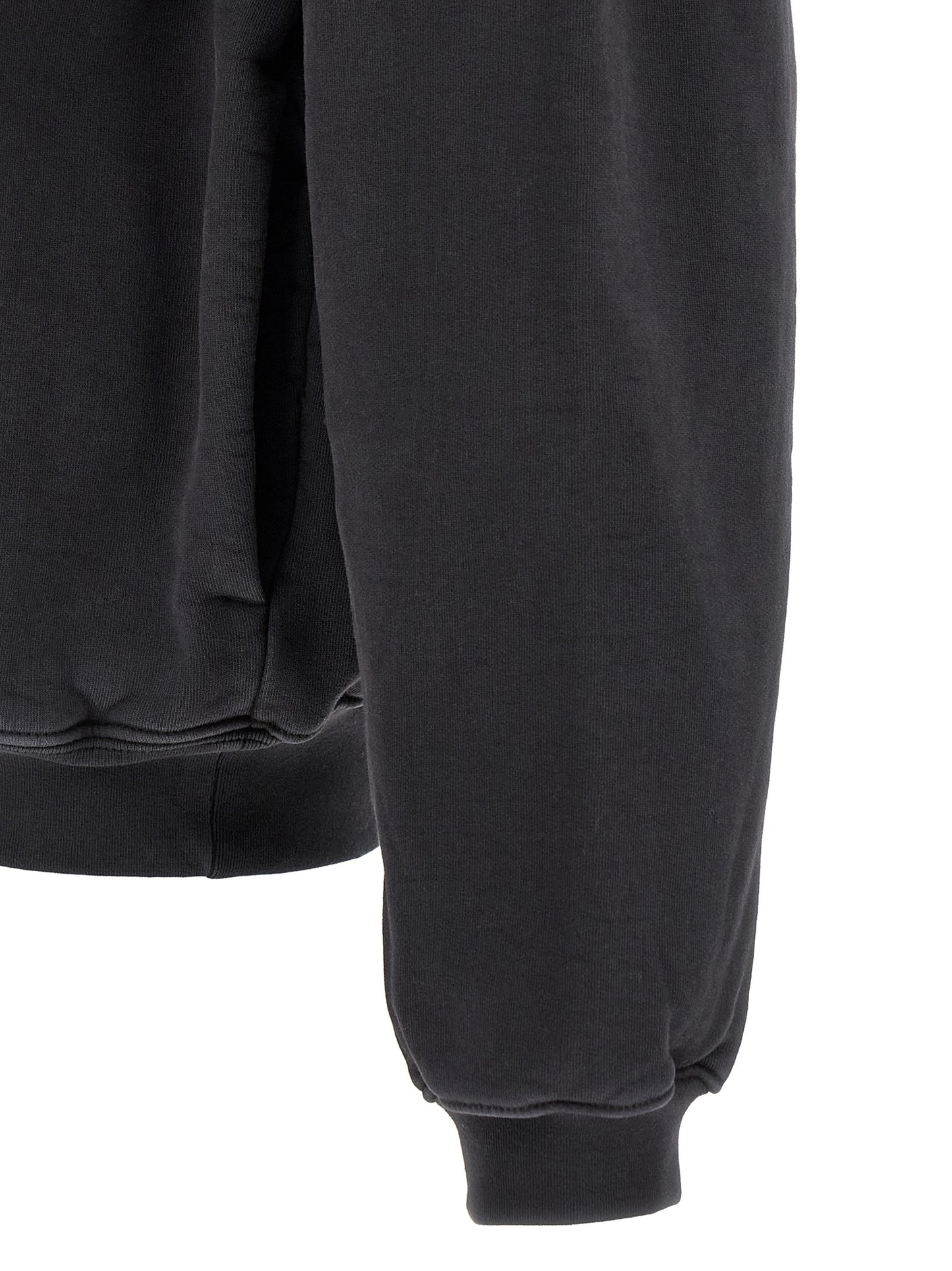 FEAR OF GOD ESSENTIAL Black Cotton Sweatshirt