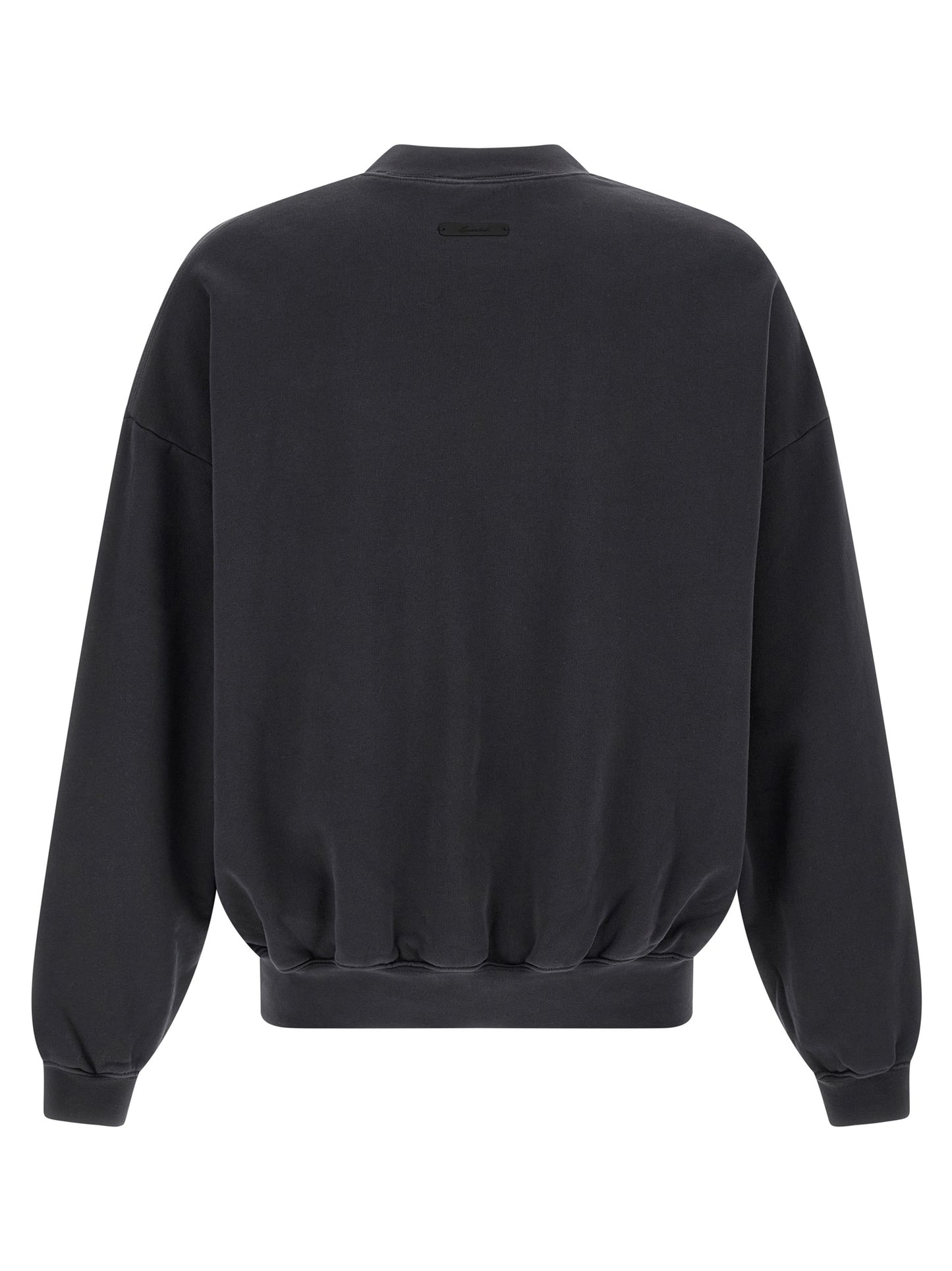 FEAR OF GOD ESSENTIAL Black Cotton Sweatshirt