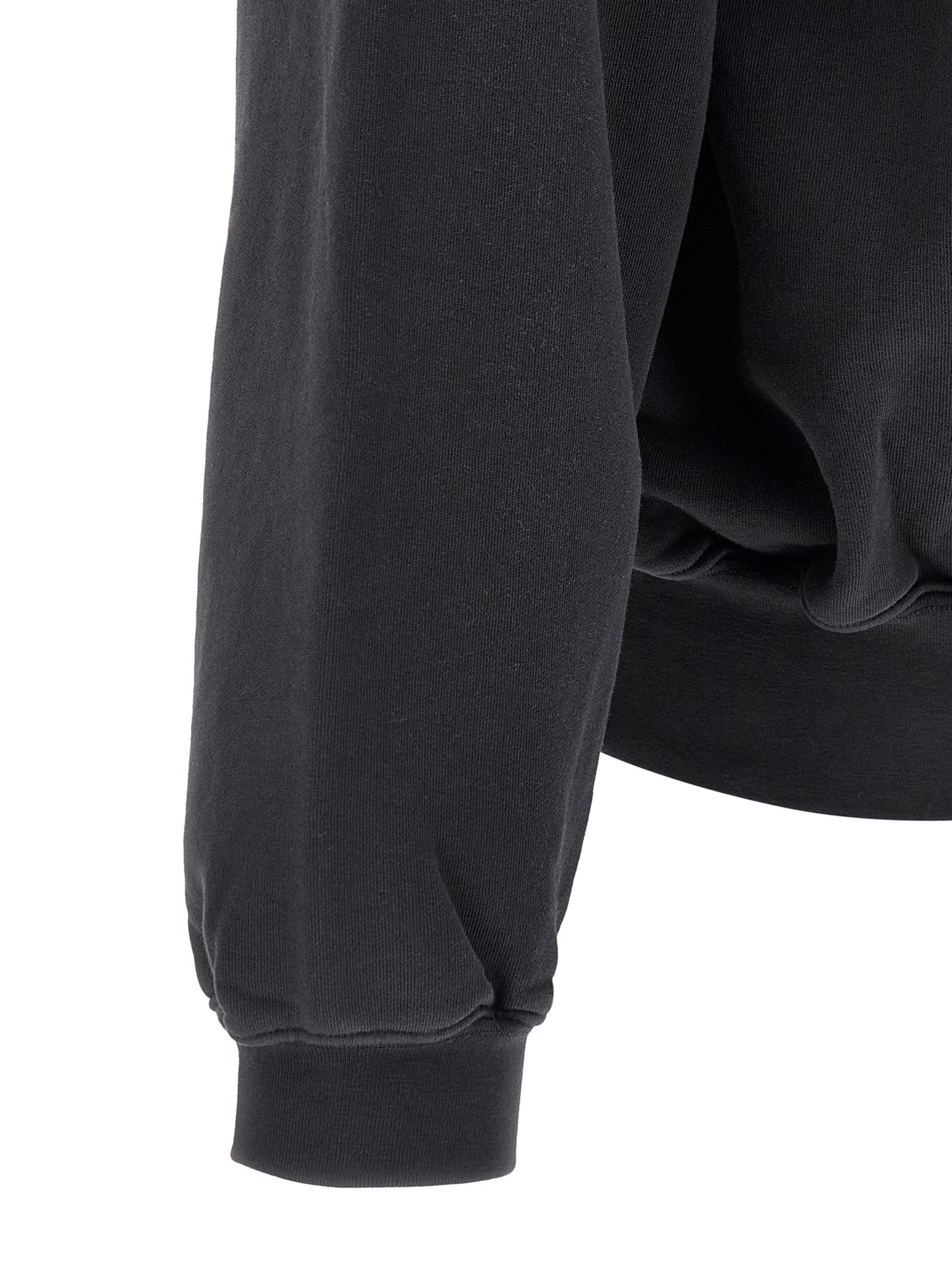 FEAR OF GOD ESSENTIAL Black Cotton Sweatshirt