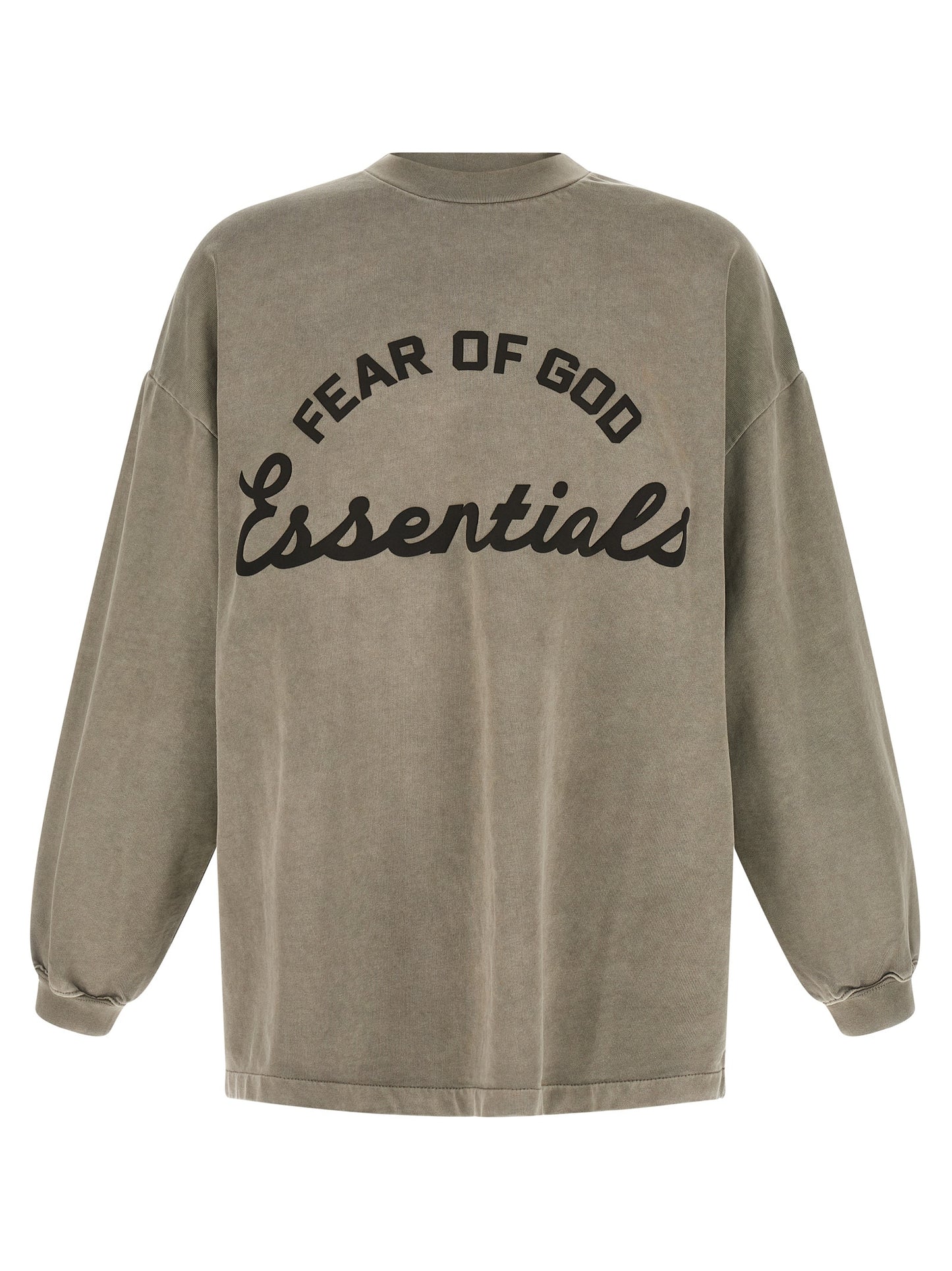 FEAR OF GOD ESSENTIAL Gray Cotton Sweatshirt