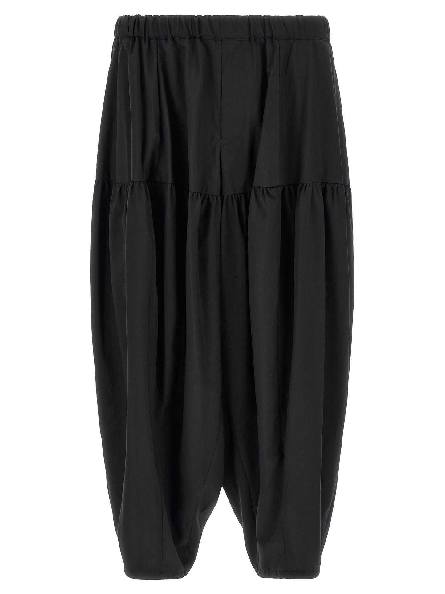 Comme Des Garçons Black Polyester Casual Pants
