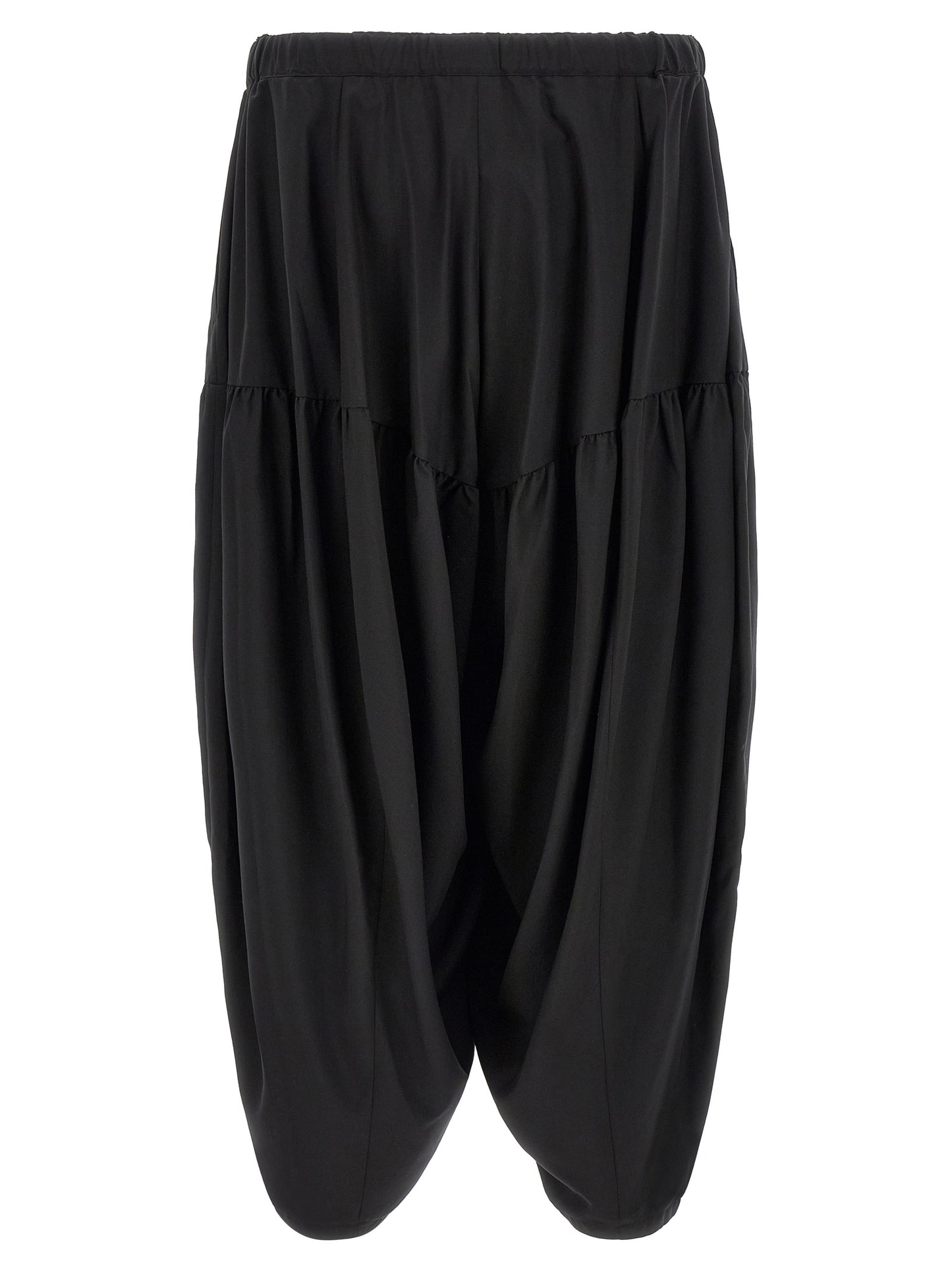 Comme Des Garçons Black Polyester Casual Pants