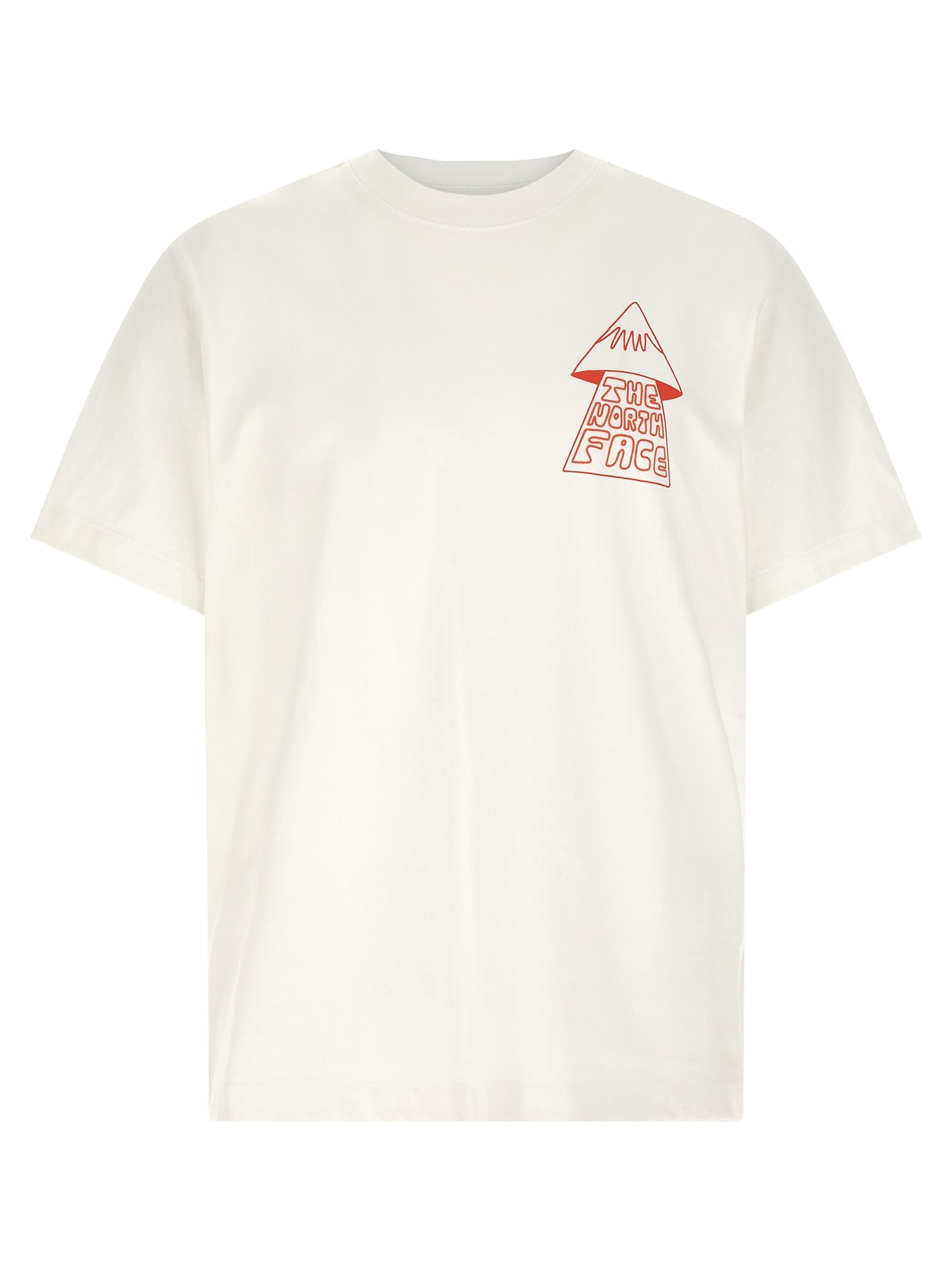 The North Face White Cotton T-Shirt