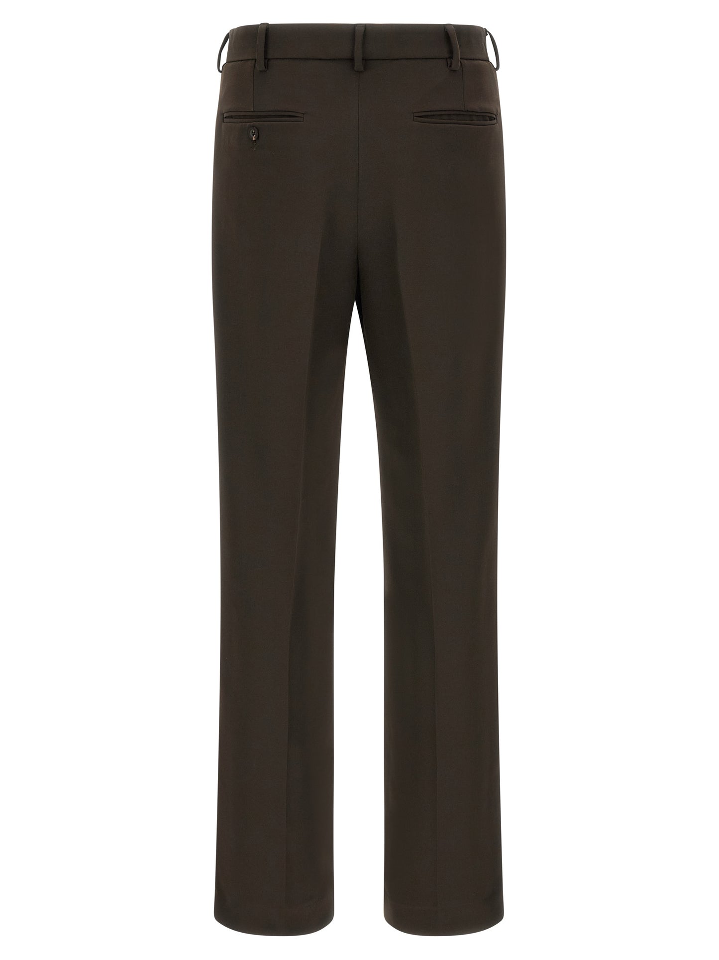 SECOND/LAYER Brown Polyester Casual Pants
