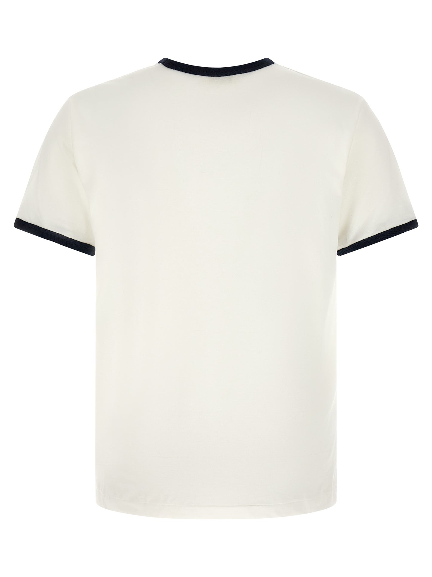 SECOND/LAYER Bicolor Cotton T-Shirt