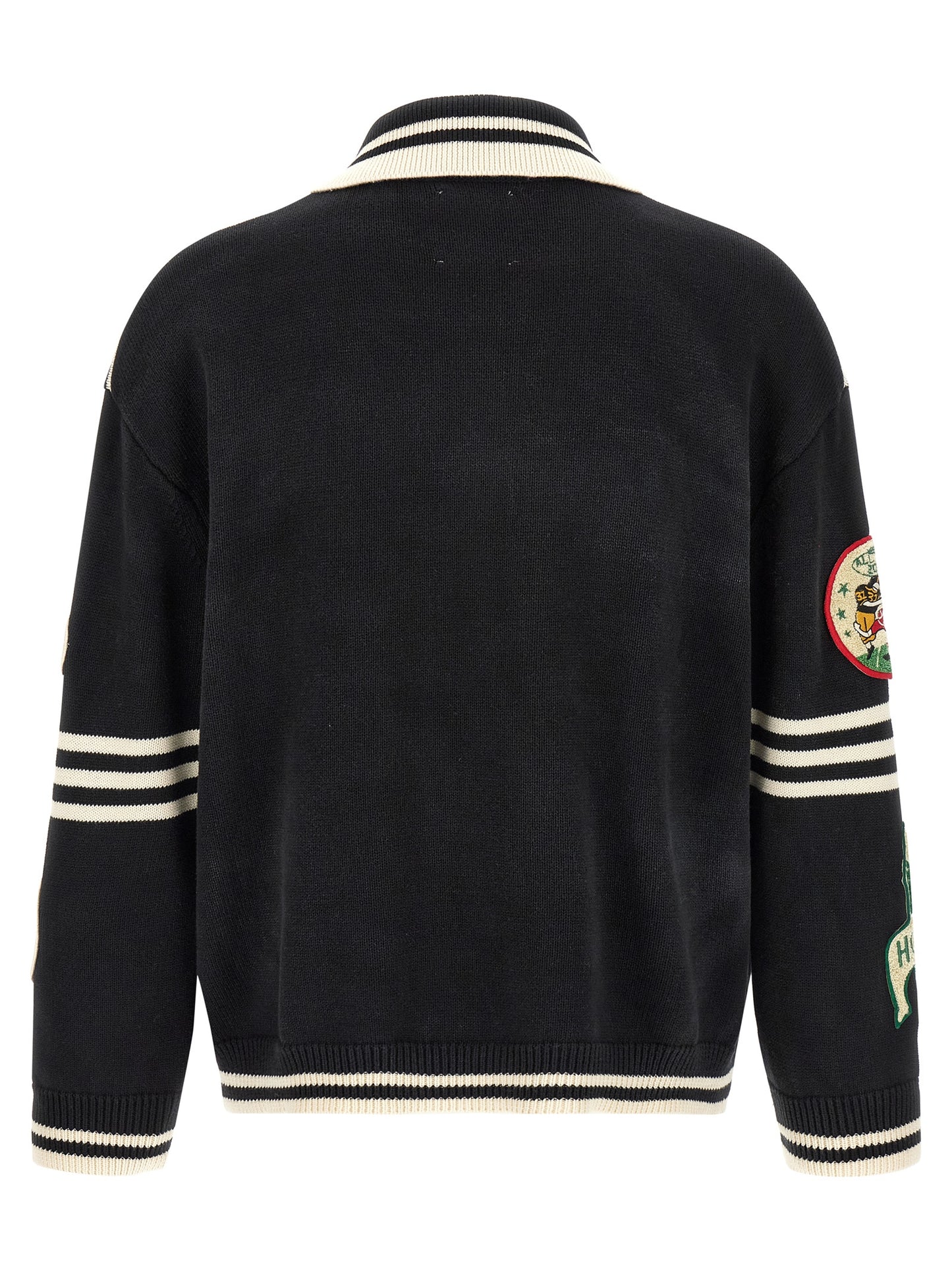 FOUND Black Cotton Cardigan