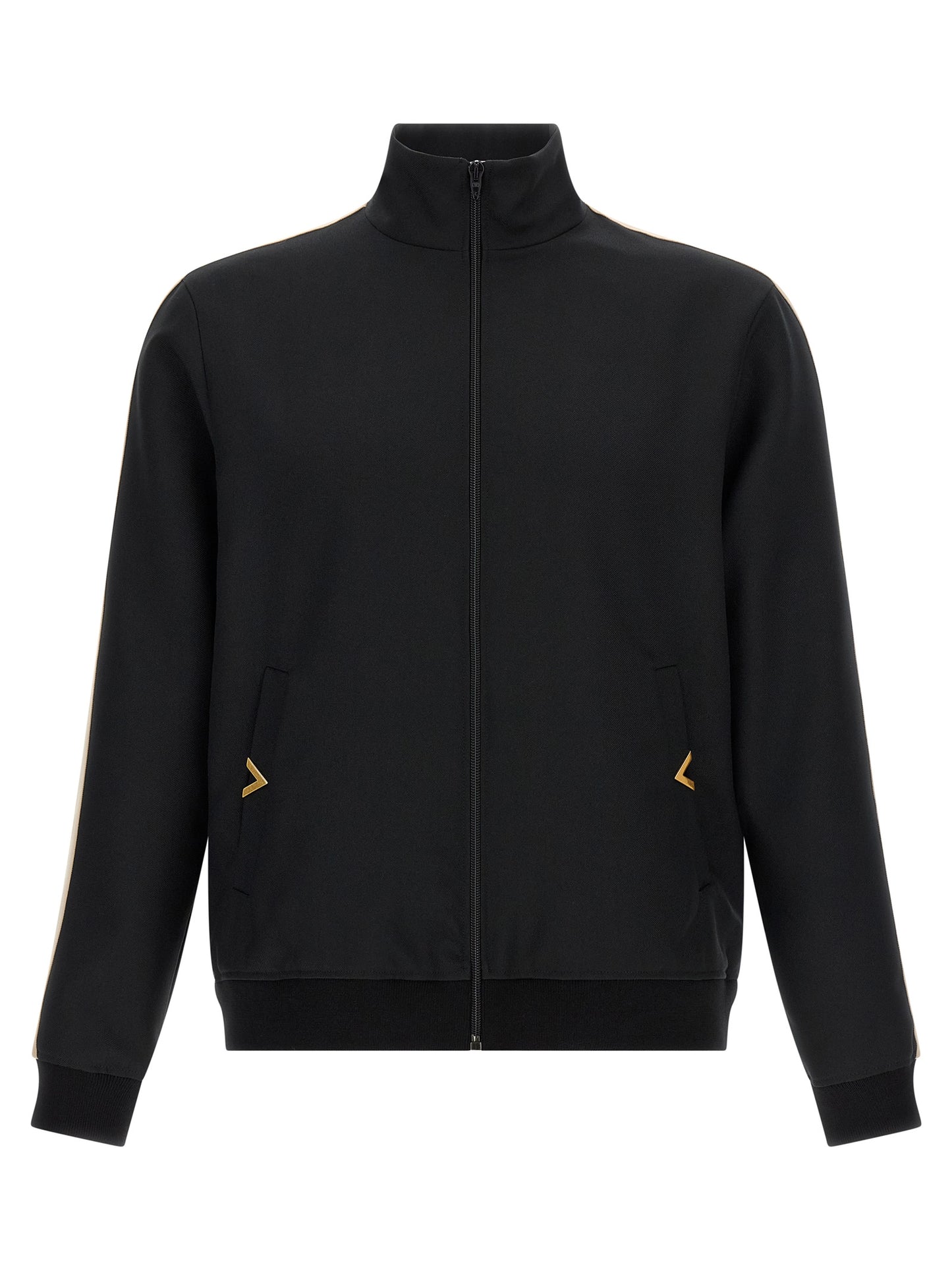 Valentino Garavani Black Polyester Sweatshirt