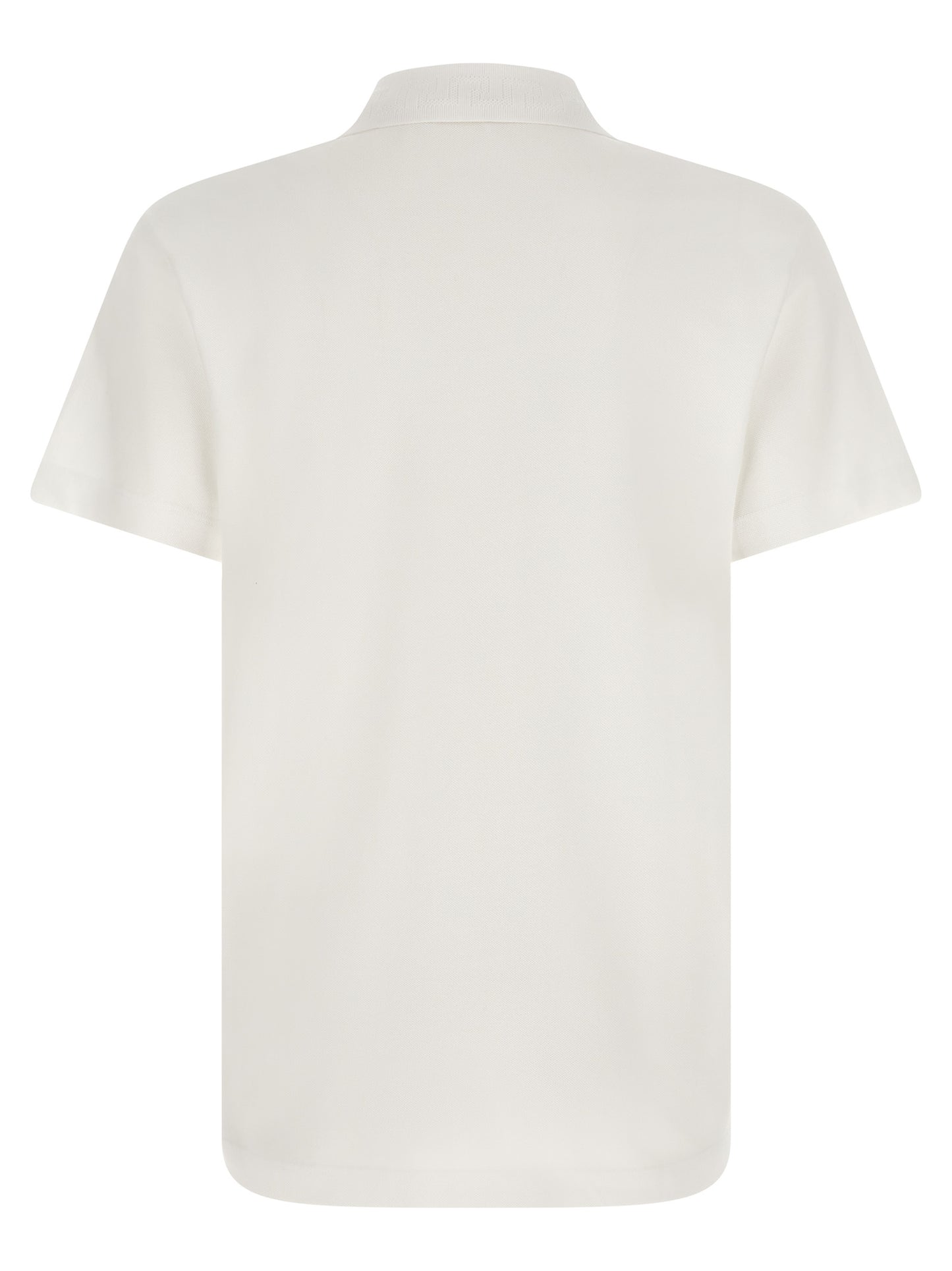 Versace White Cotton Polo Shirt