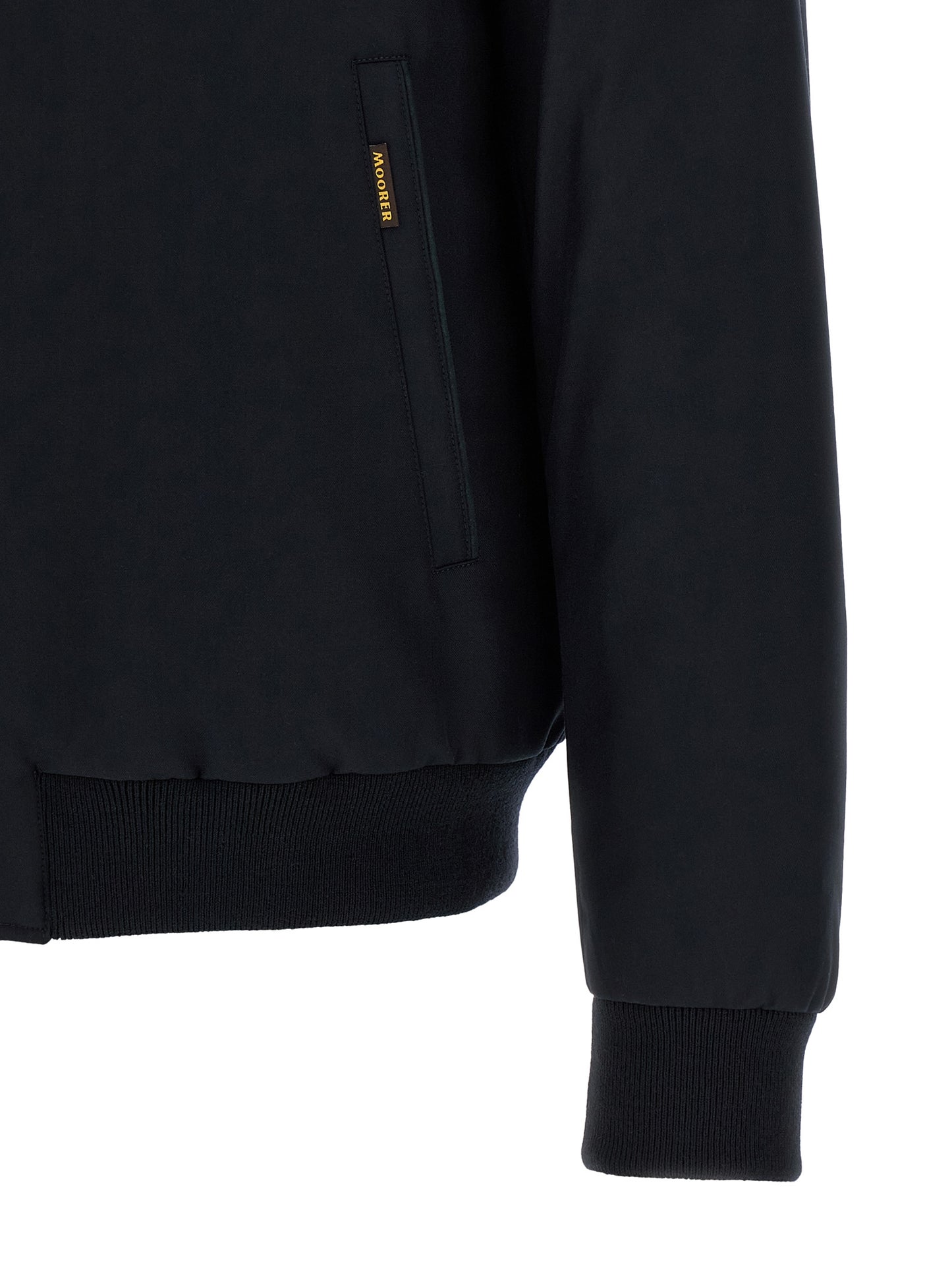 MooRER Blue Wool Bomber