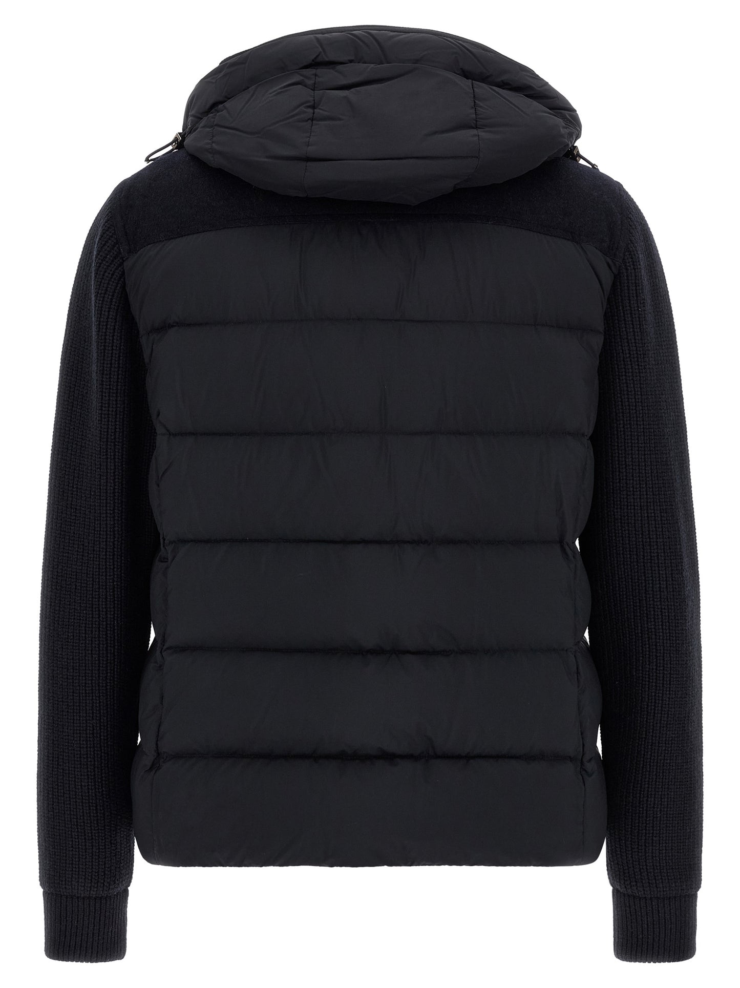 MooRER Blue Wool Full-Length Jacket